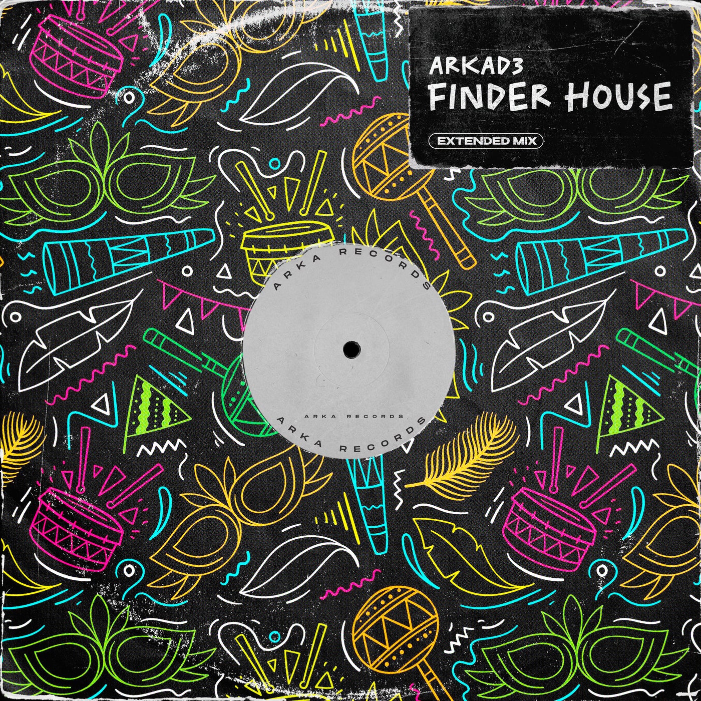 Cover - ARKAD3 - Finder House (Extended Mix)