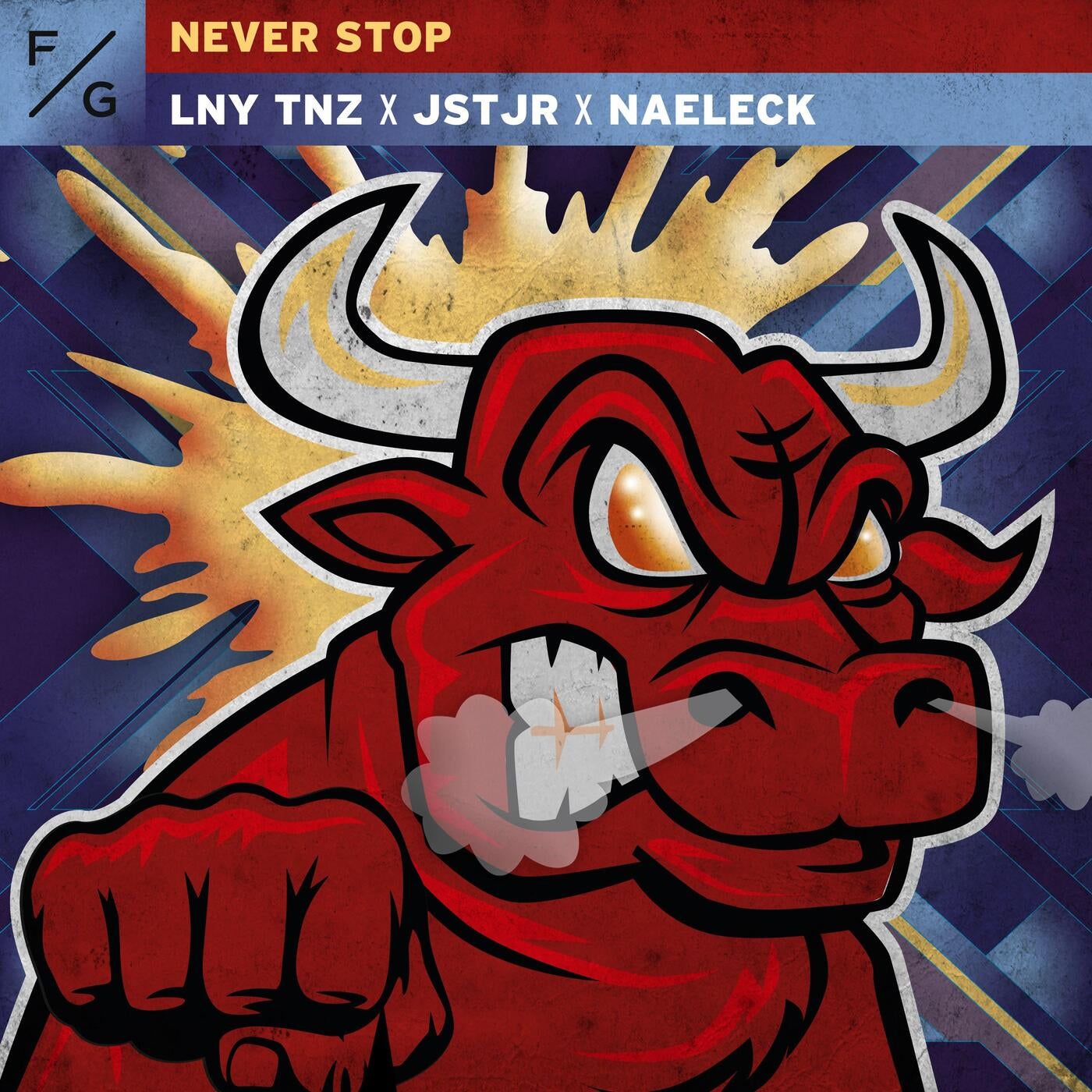 Cover - Naeleck, JSTJR, LNY TNZ - Never Stop (Extended Mix)