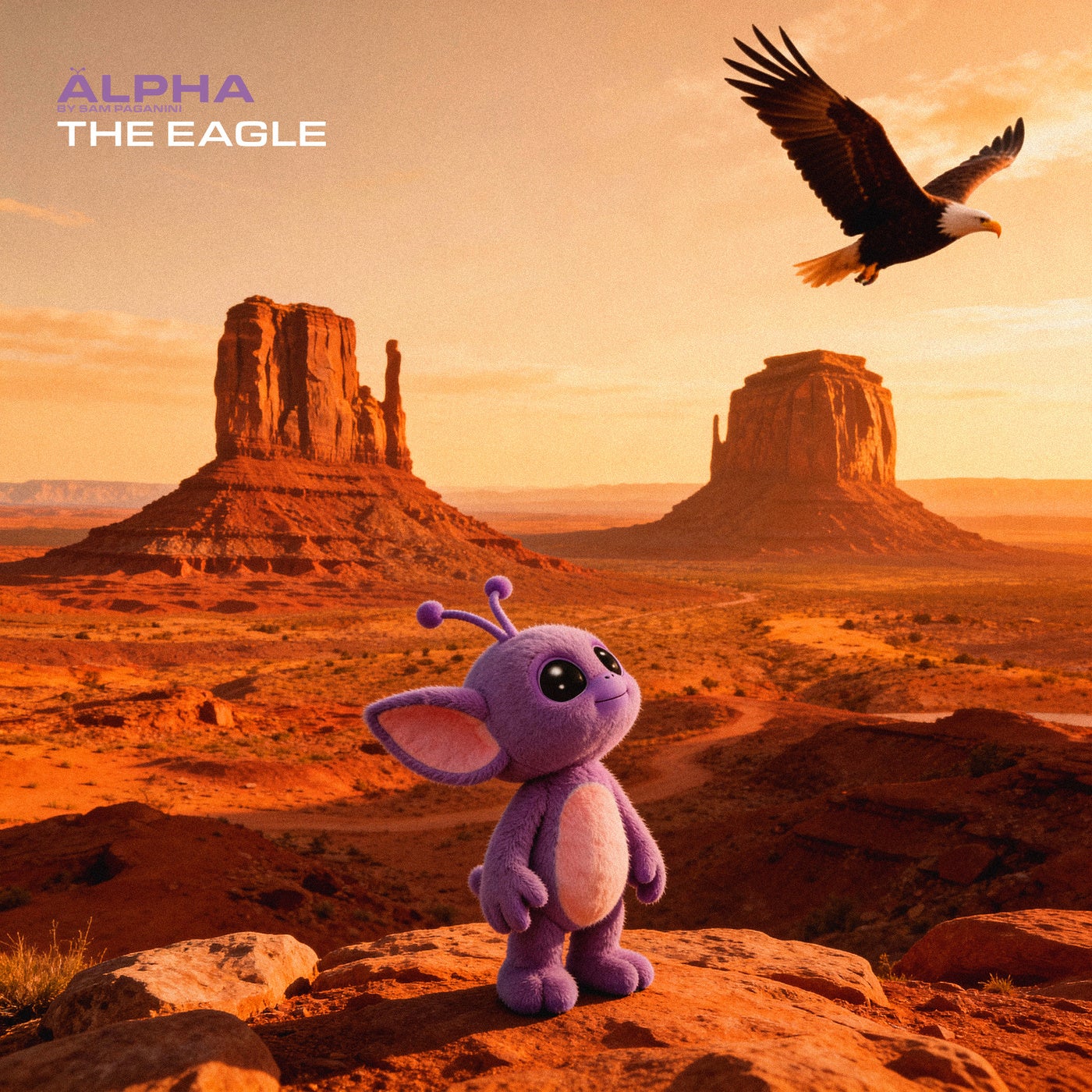 Cover - Sam Paganini, Alpha (IT) - The Eagle (Original Mix)