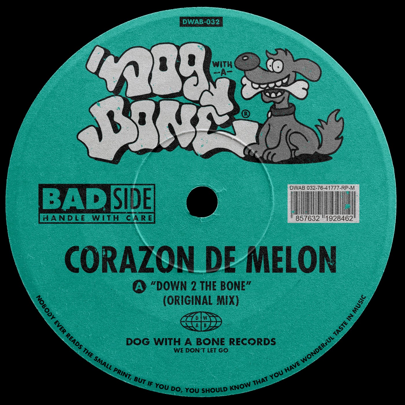 Cover - Corazon De Melon - Down 2 The Bone (Original Mix)