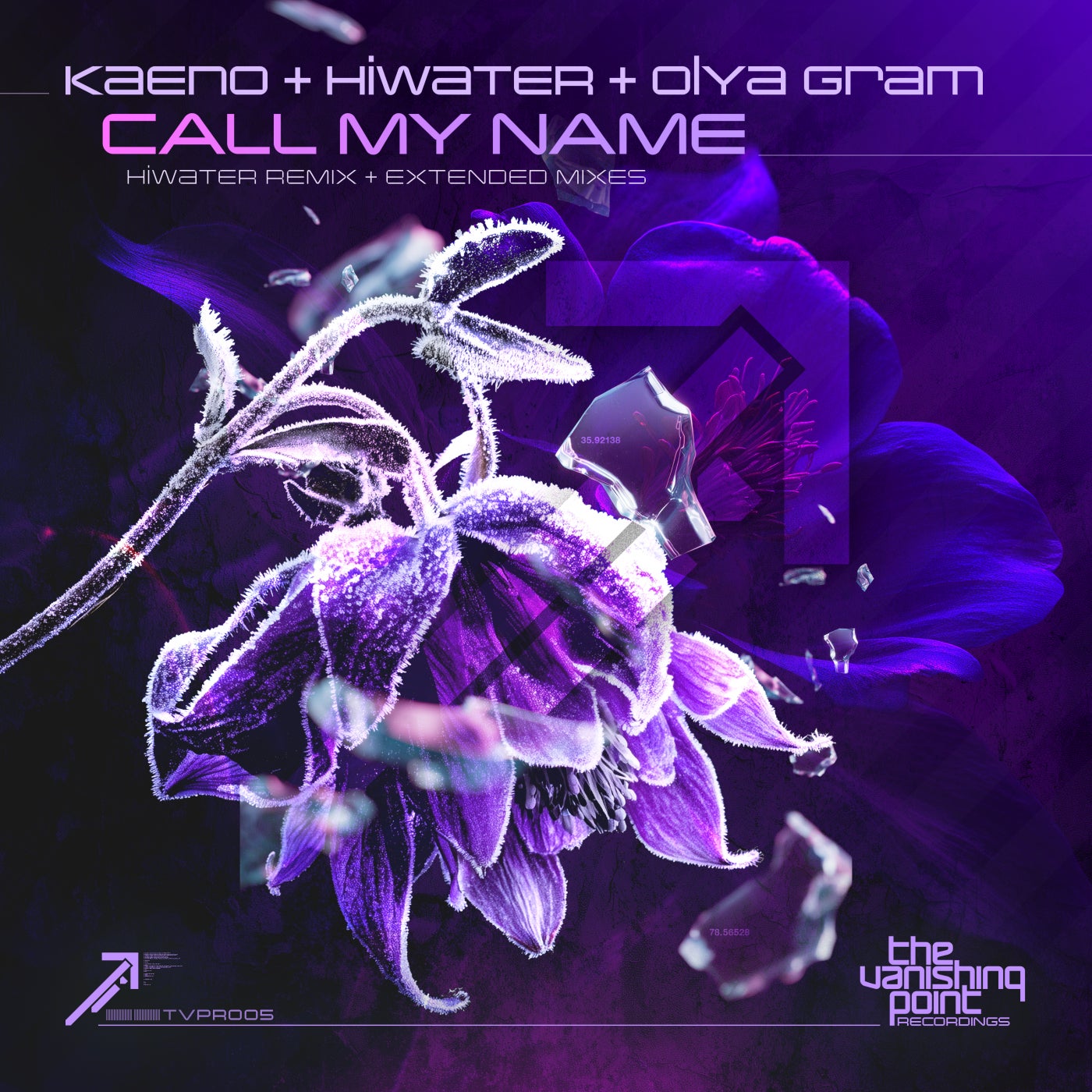 Cover - Kaeno, Hiwater - Call My Name feat. Olya Gram (Hiwater Extended Remix)