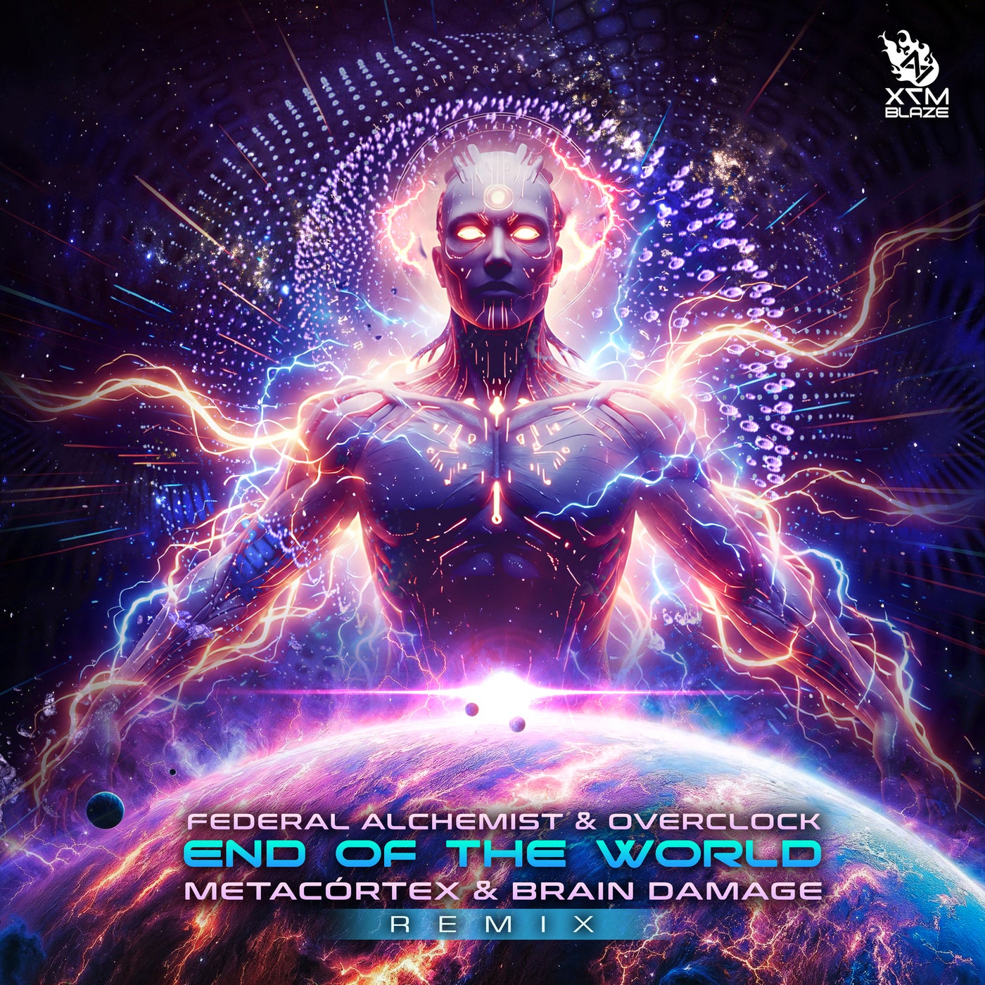 Cover - Federal Alchemist, Overclock (BR) - End of The World (MetaCórtex & Brain Damage Remix)