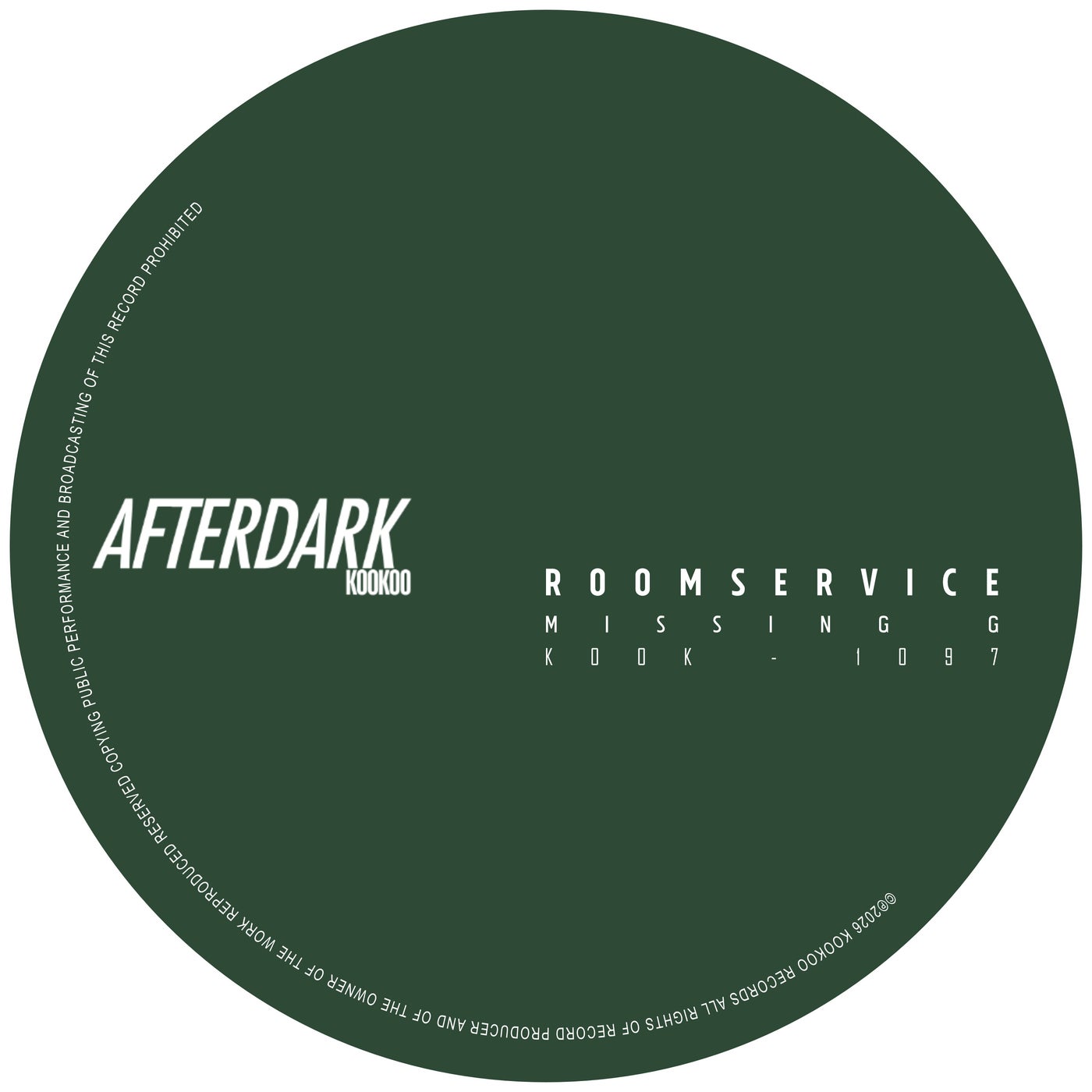 Cover - Roomservice - Missing G (Original Mix)