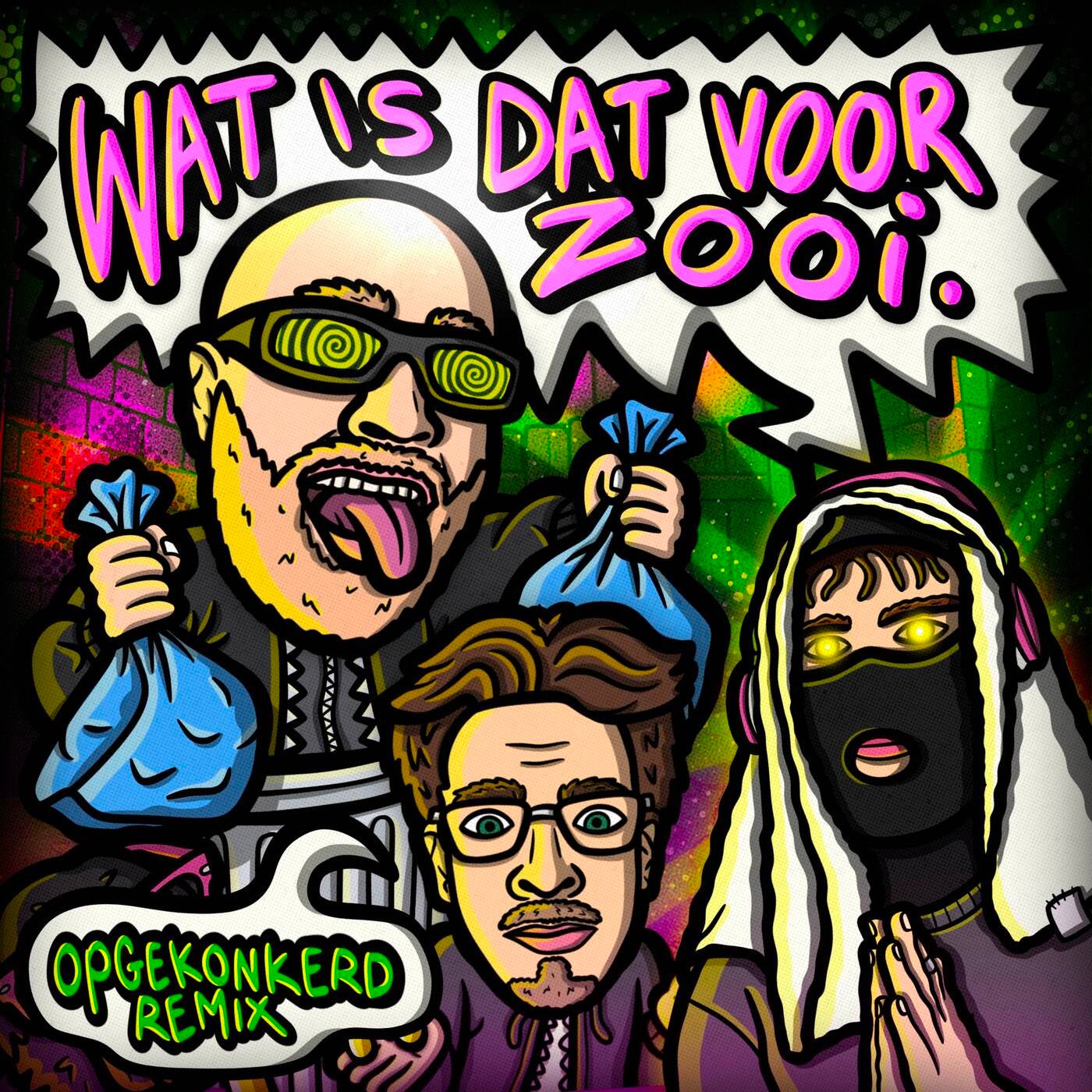 Cover - Albino, DitzKickz, Opgekonkerd - WAT IS DAT VOOR ZOOI (Opgekonkerd Remix)