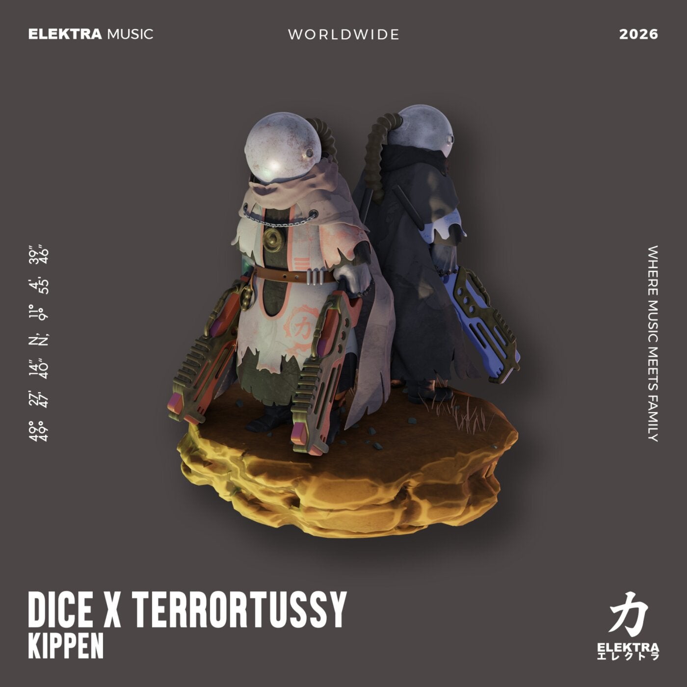 Cover - Dice, Terrortussy - KIPPEN (Original Mix)