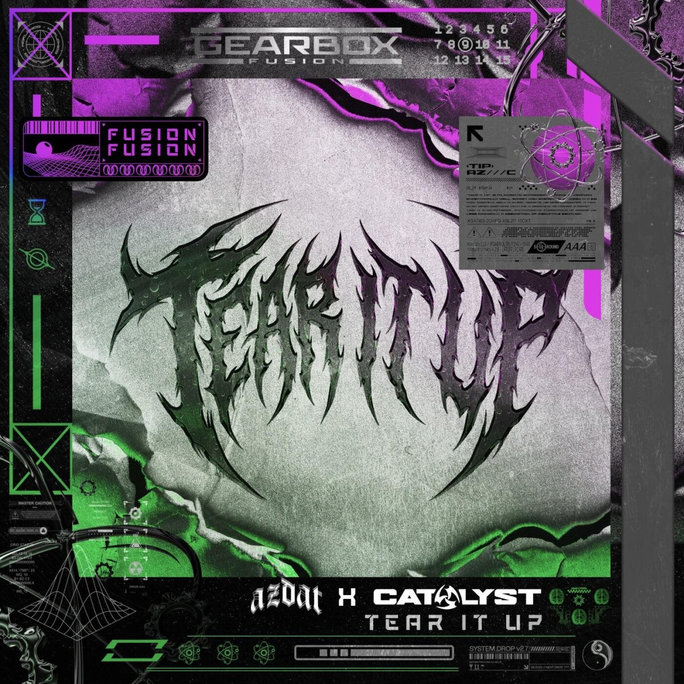 Cover - Catalyst, AZDAT - TEAR IT UP (Extended Mix)