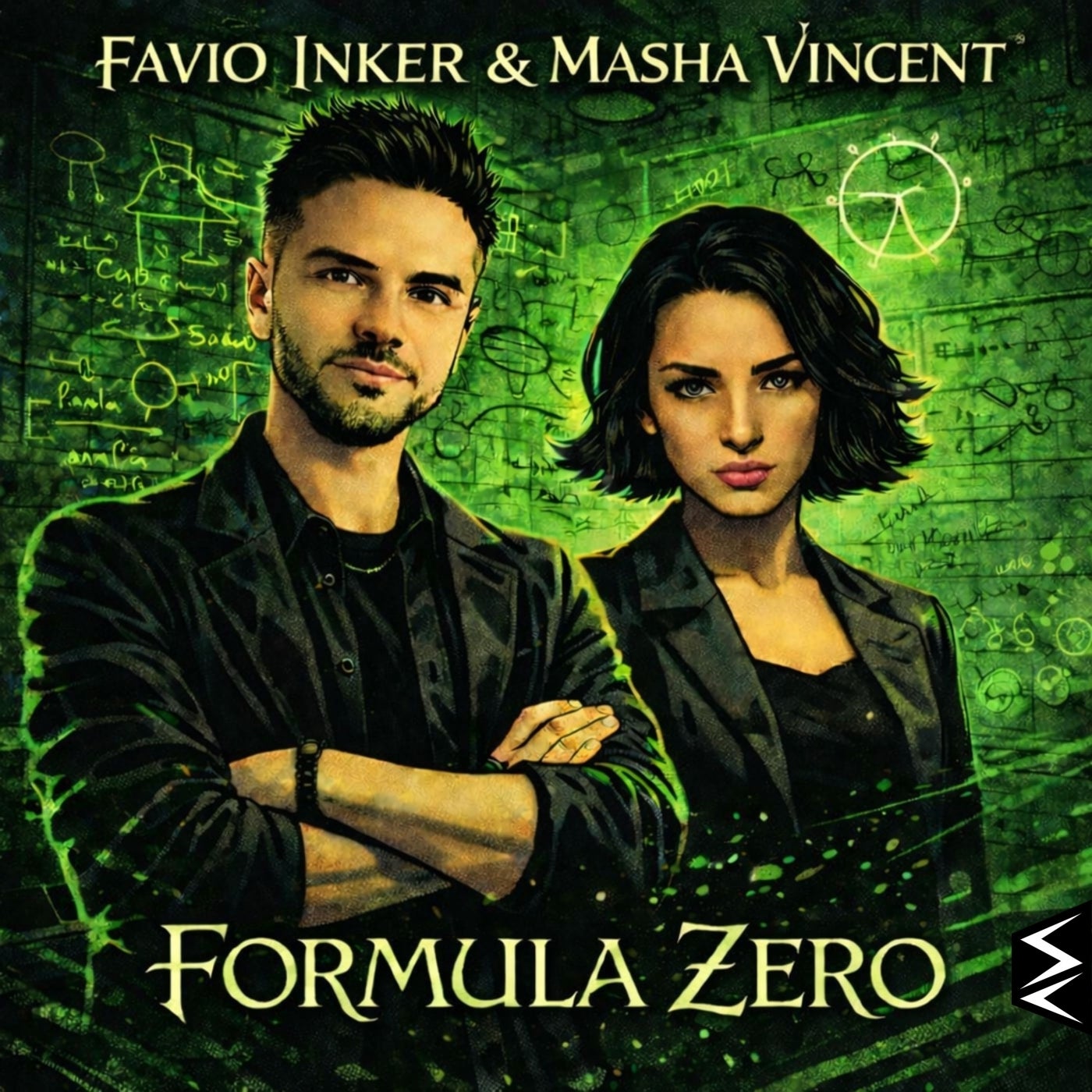 Cover - Favio Inker, Masha Vincent - Black Passion (Extended Mix)