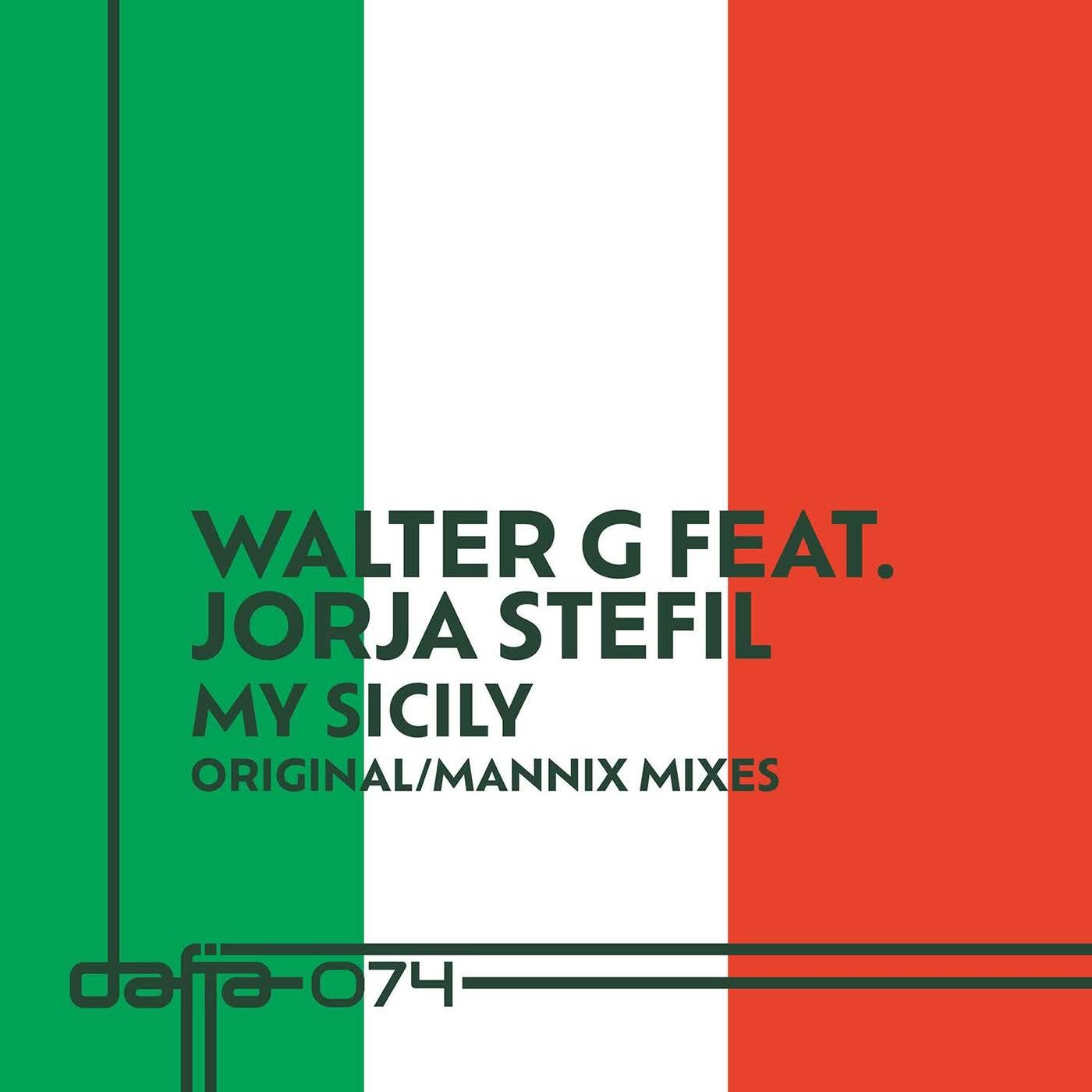 Cover - Walter G, Jorja Stefil - My Sicily (Mannix 12 Inch Disco Remix)