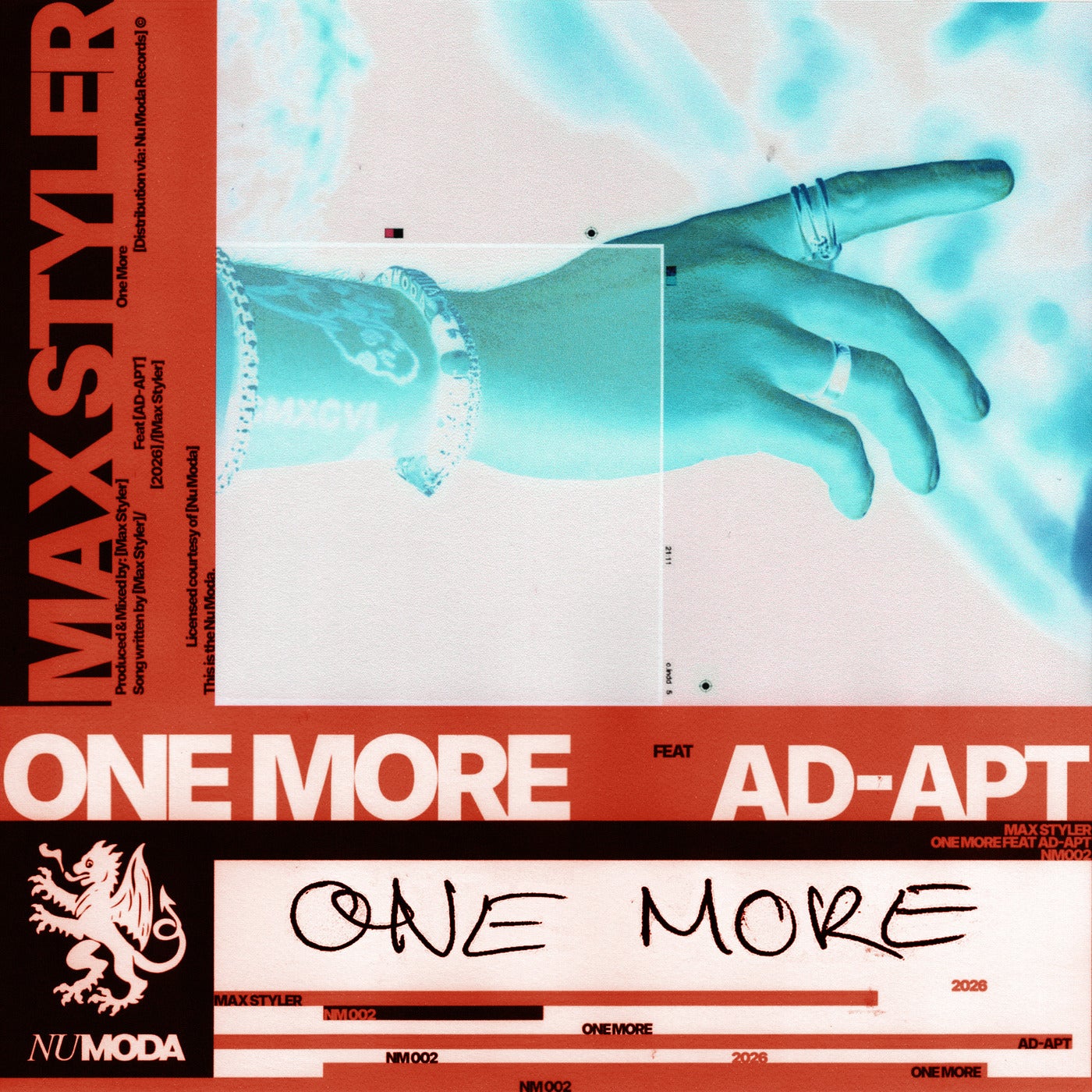 Cover - Ad-Apt, Max Styler - One More (feat. Ad-Apt) (Extended Mix)