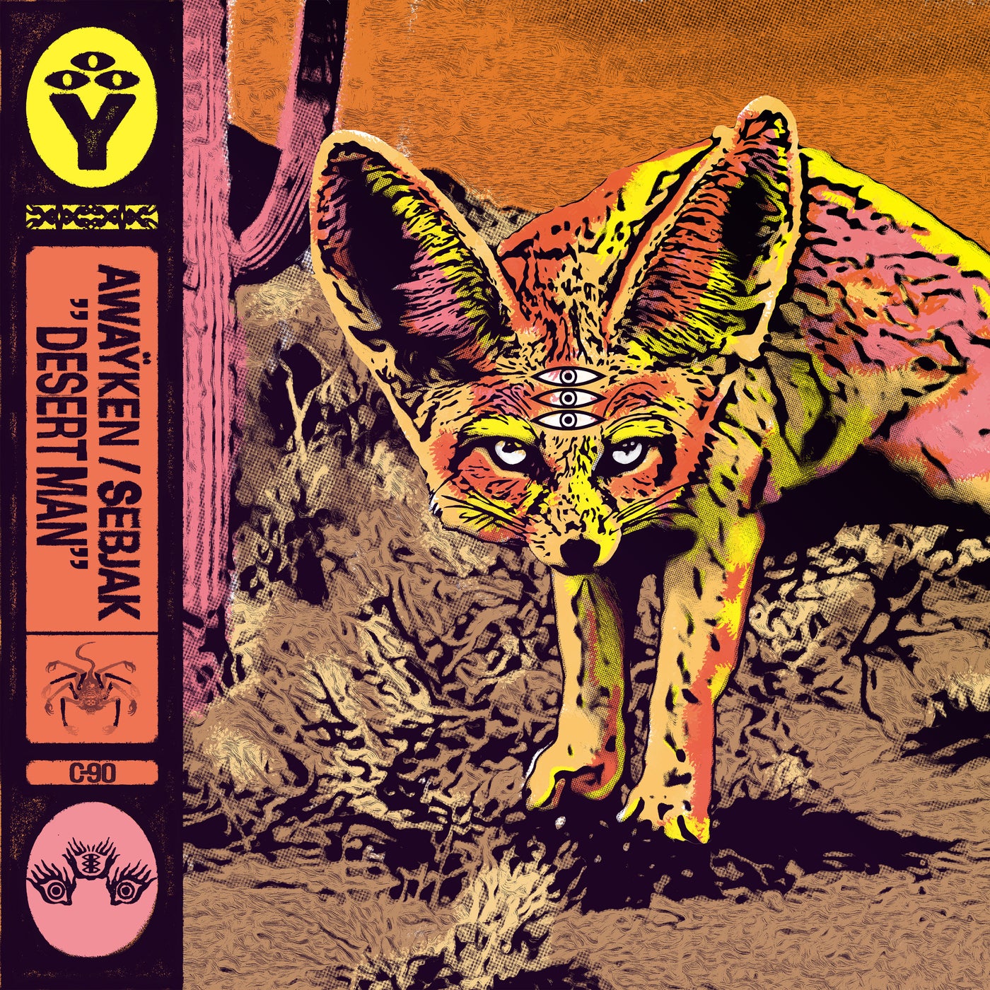 Cover - Sebjak, AWAŸKEN - Desert Man (Original Mix)