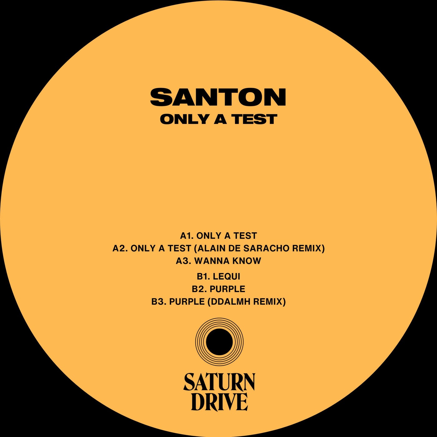 Cover - Santon - Only A Test (Alain de Saracho Remix)