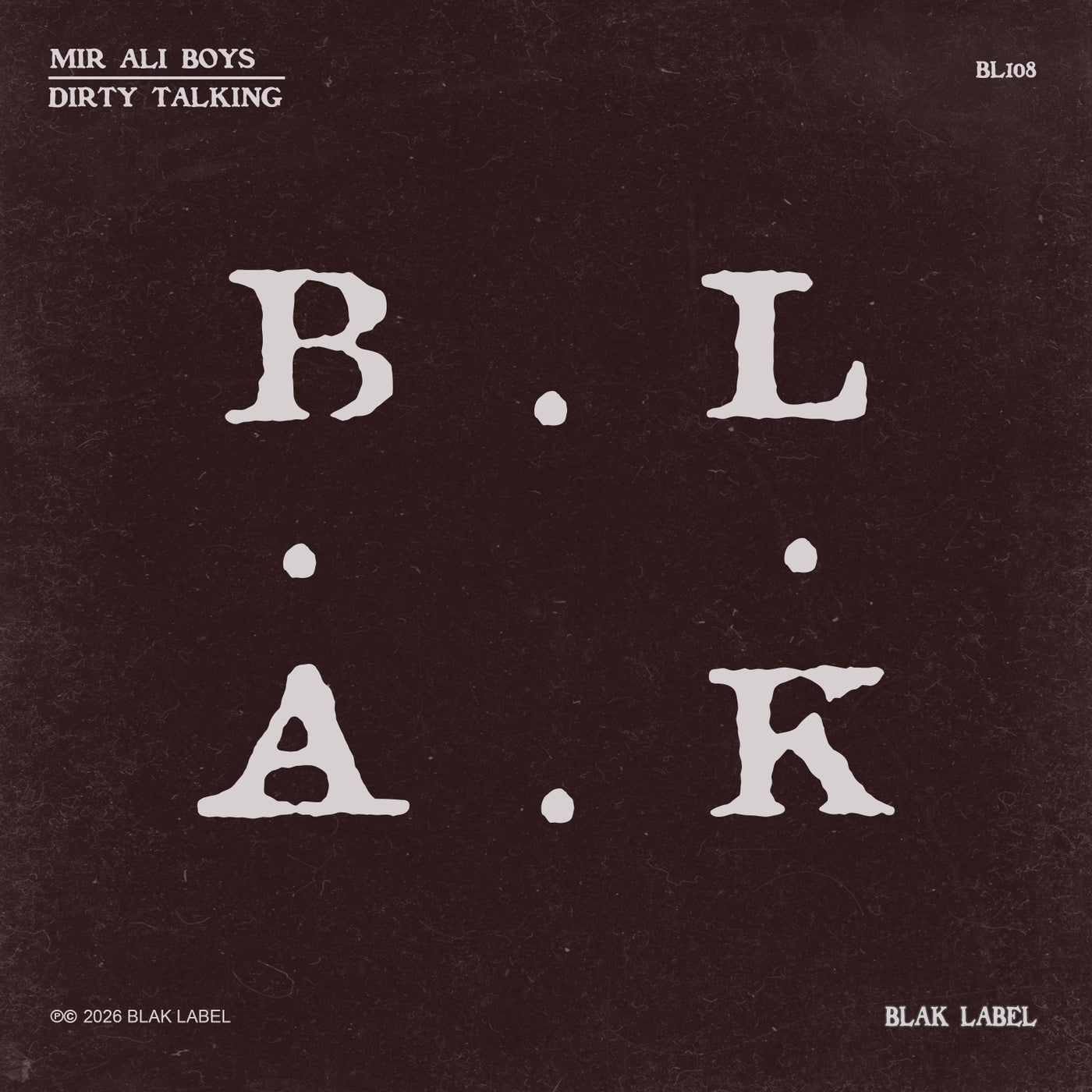 Cover - Mir Ali Boys - Dirty Talking (Original Mix)