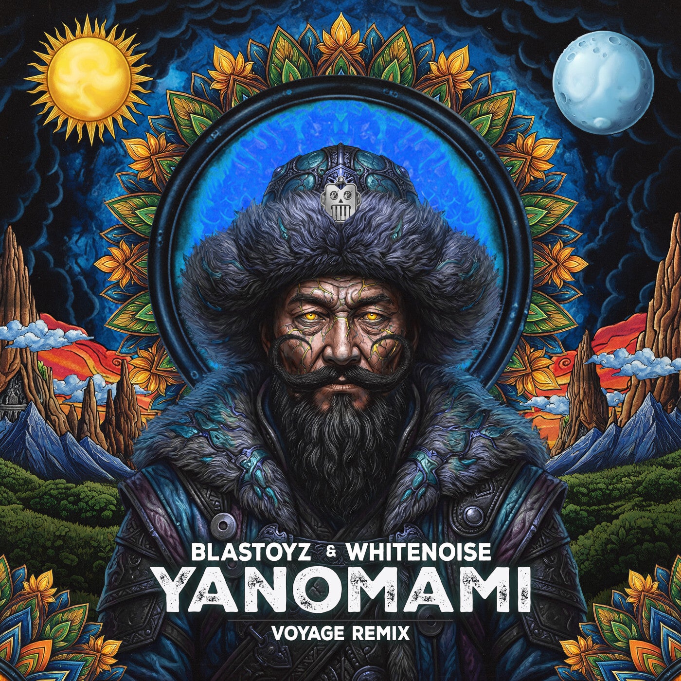 Cover - Blastoyz, WHITENO1SE - Yanomami (Voyage Remix)