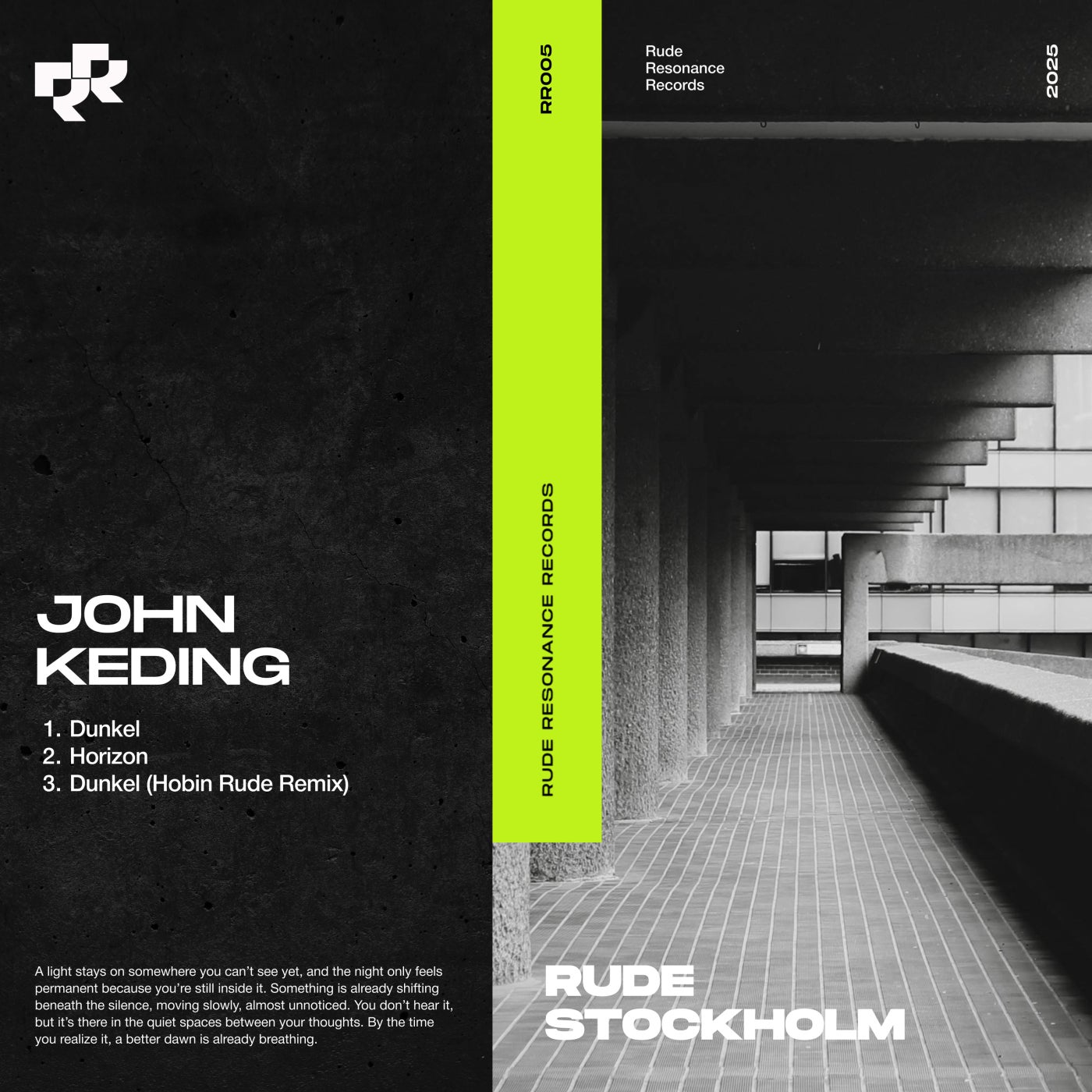 Cover - John Keding - Dunkel (Hobin Rude Remix)