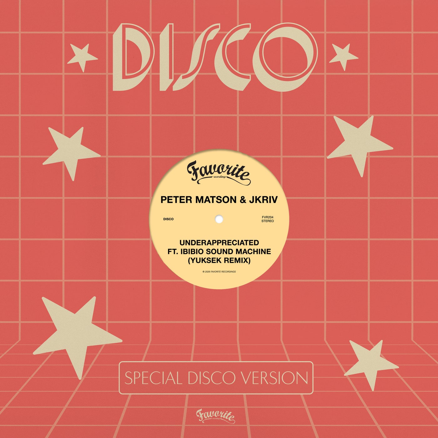 Cover - JKriv, Ibibio Sound Machine, Peter Matson - Underappreciated (Yuksek Remix)