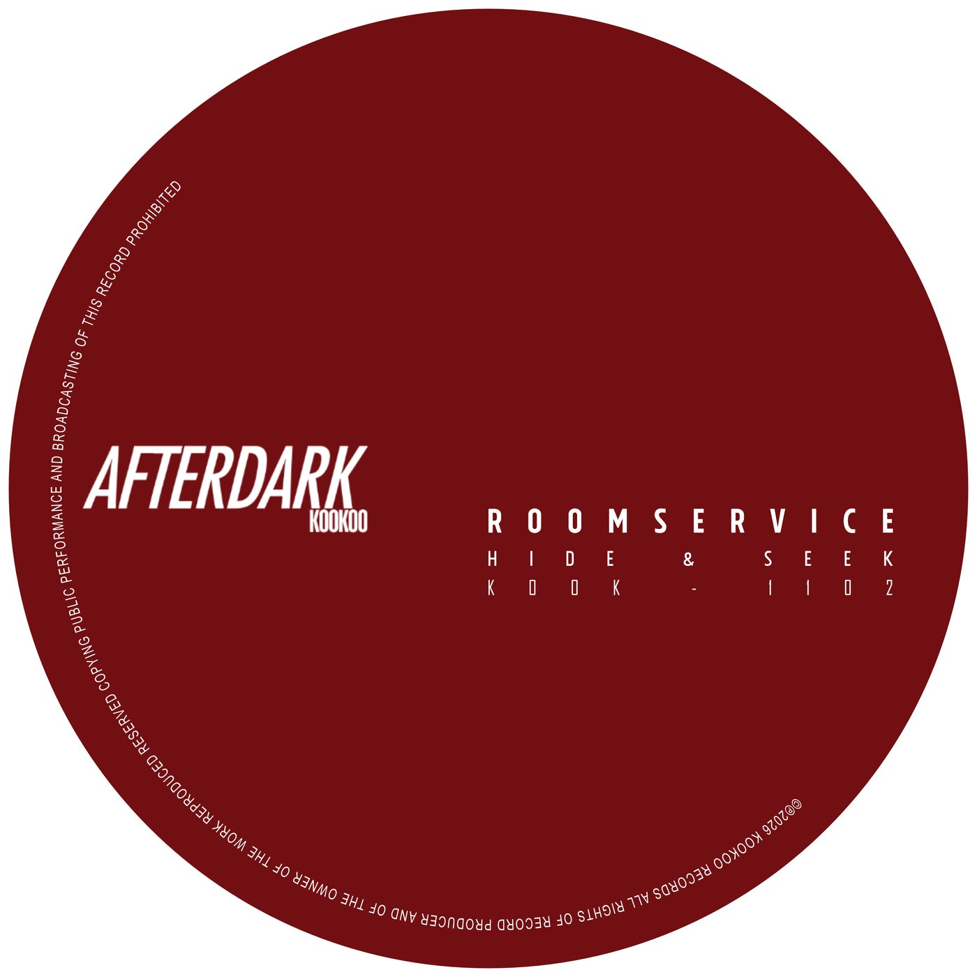 Cover - Roomservice - Hide & Seek (Original Mix)