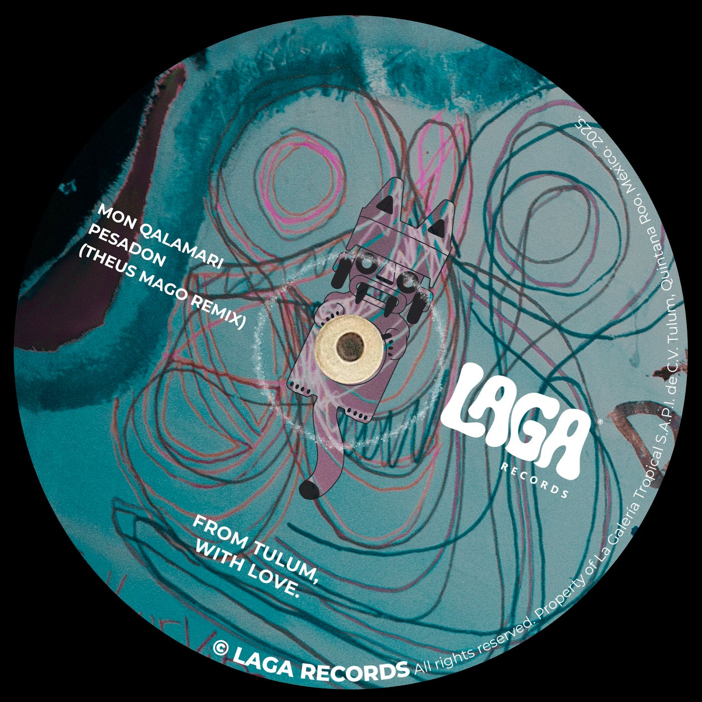 Cover - Theus Mago, Mon Qalamari - Pesadon (Theus Mago Remix)