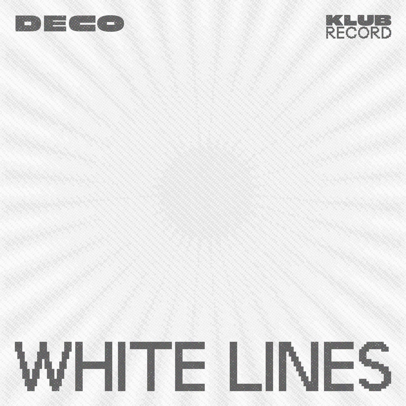 Cover - Deco (BE) - White Lines (Extended)