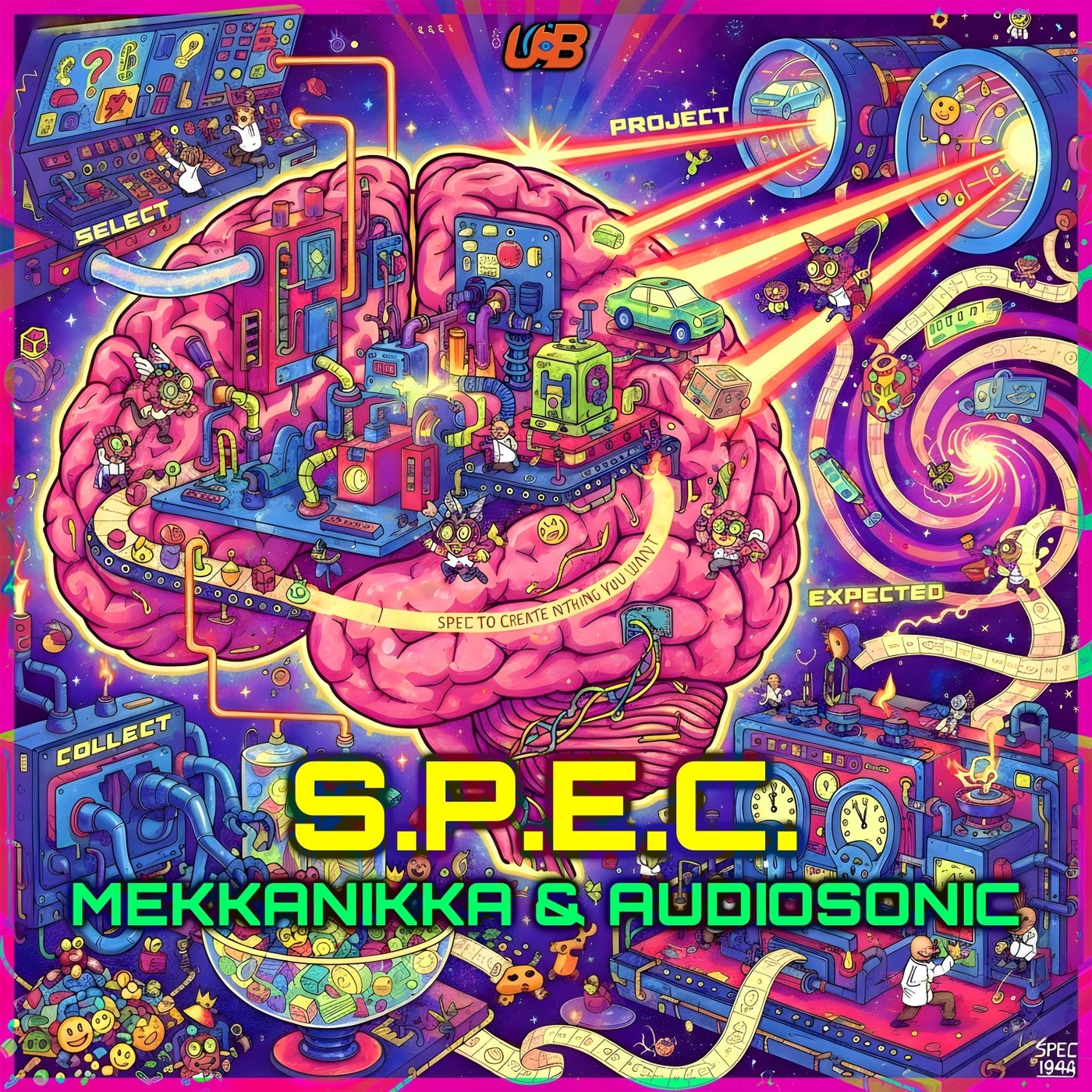 Cover - Mekkanikka, Audiosonic - S.P.E.C. (Original Mix)