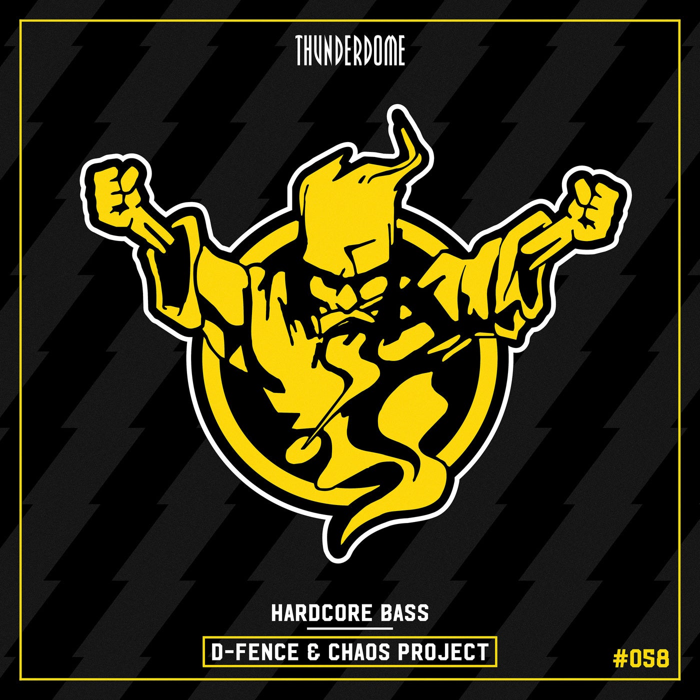 Cover - D-Fence, Chaos Project - Hardcore Bass (Extended Mix)