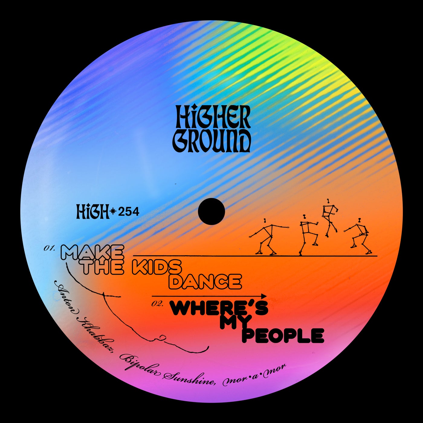 Cover - Bipolar Sunshine, Anton Khabbaz, mor•a•mor - Make The Kids Dance (Extended)