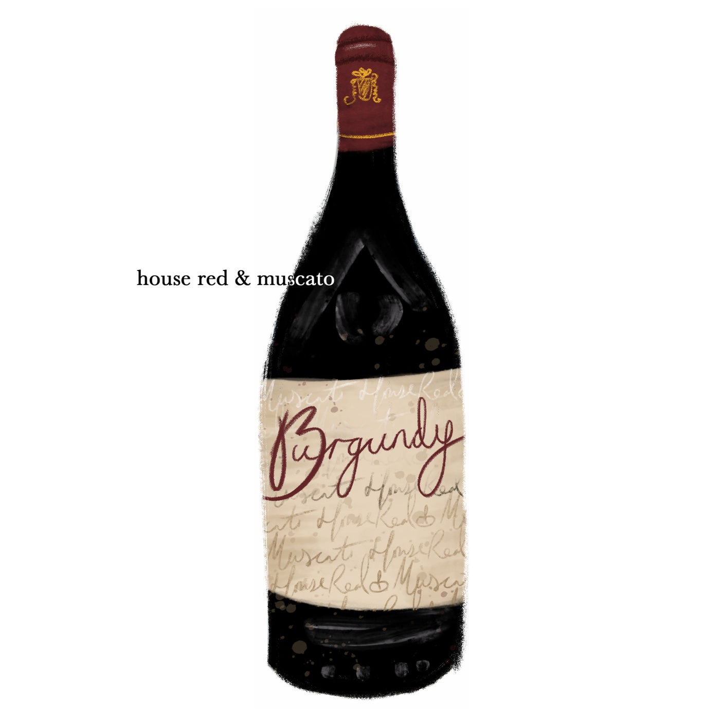 Cover - house red, muscato - Burgundy (Original Mix)