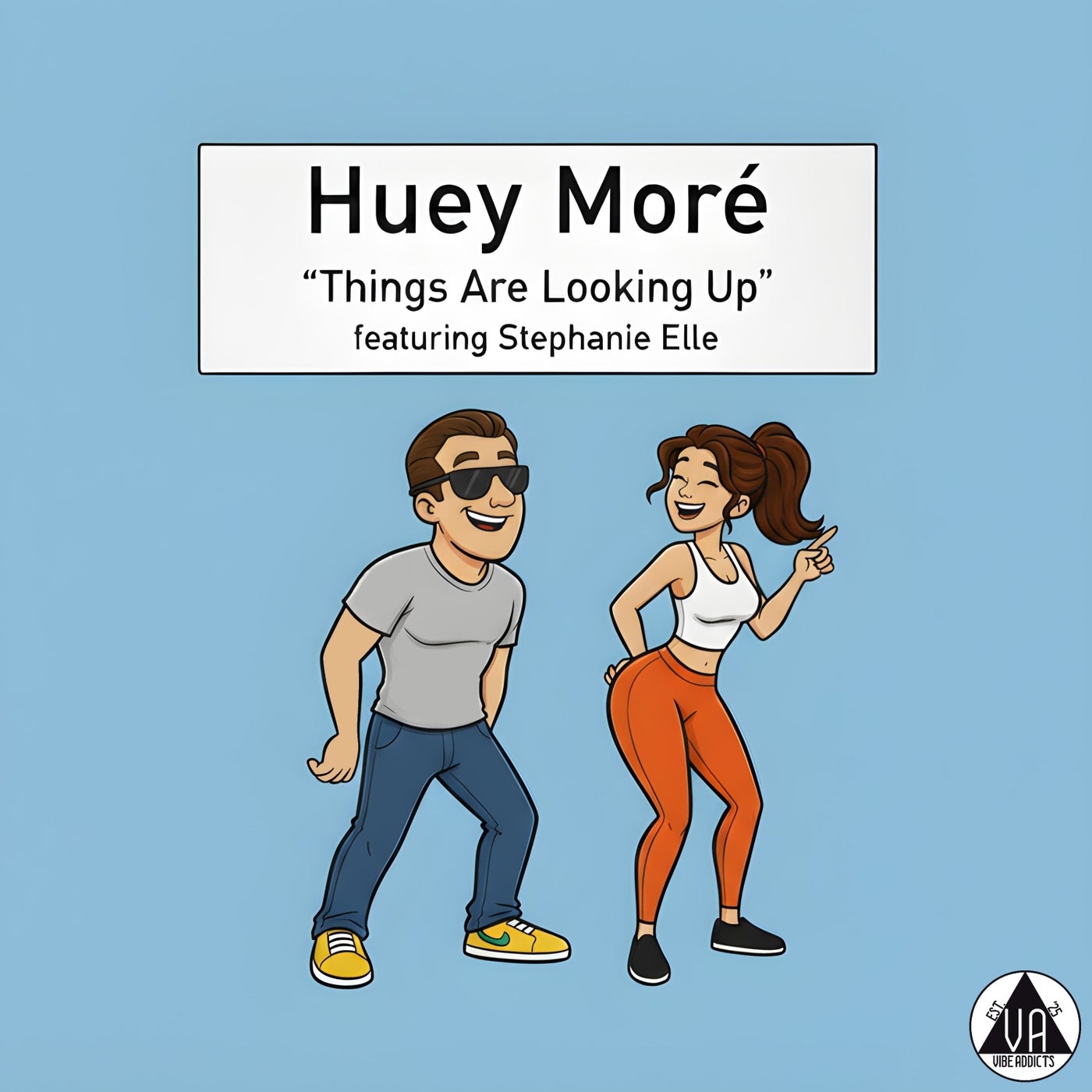 Cover - Huey Moré, Stephanie Elle - Things Are Looking Up (Extended Mix) Promo tools