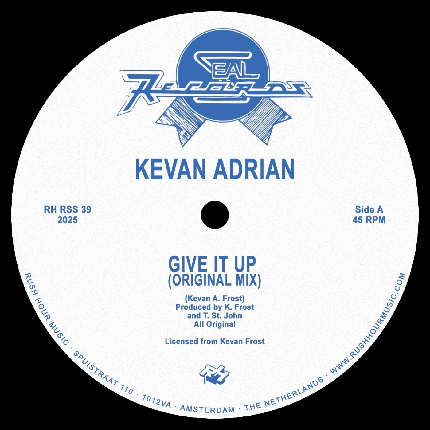 Cover - Kevan Adrian - Give It Up (Mark Grusane Dub) Promo tools
