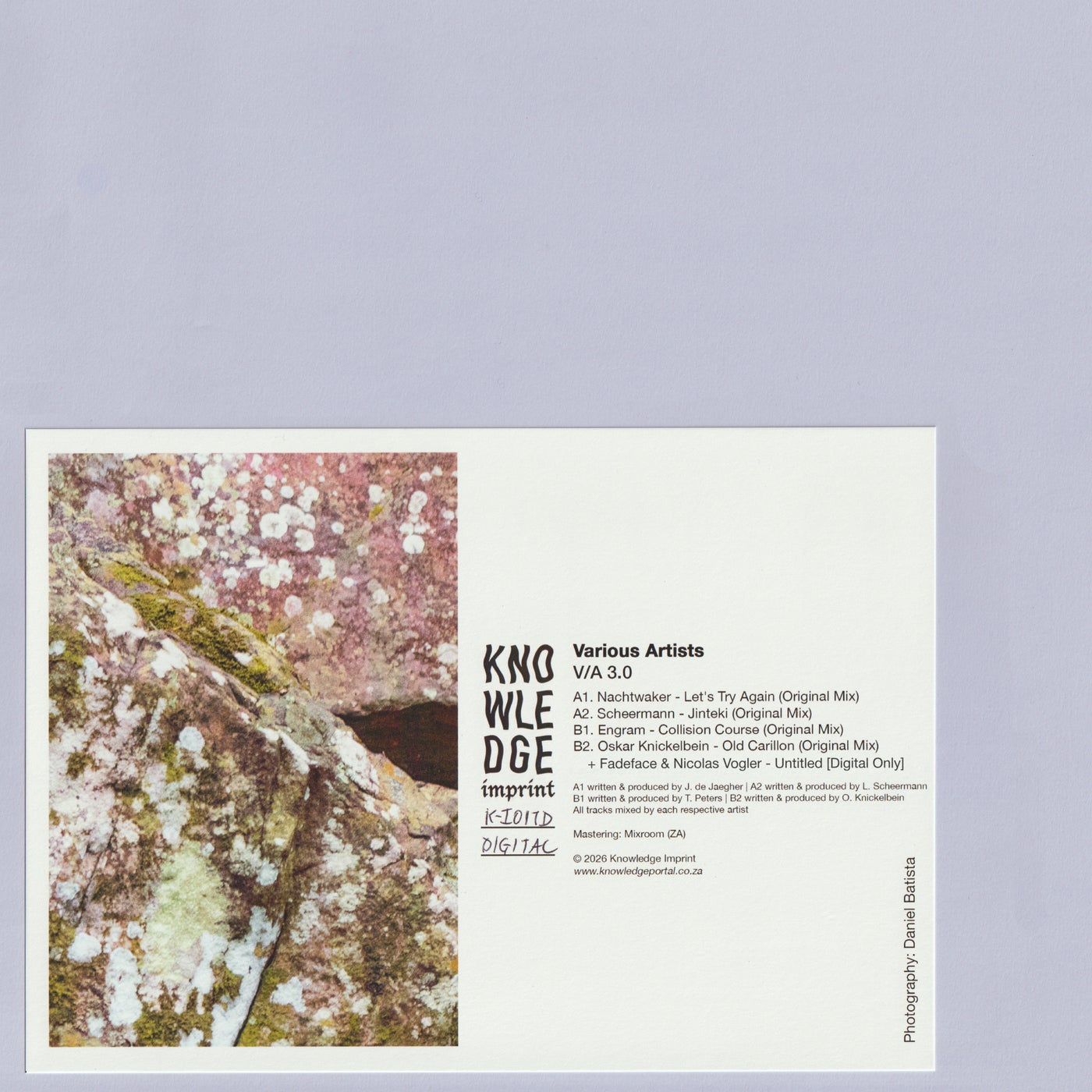 Cover - FadeFace, Nicolas Vogler - Untitled (Digital Only) Promo tools