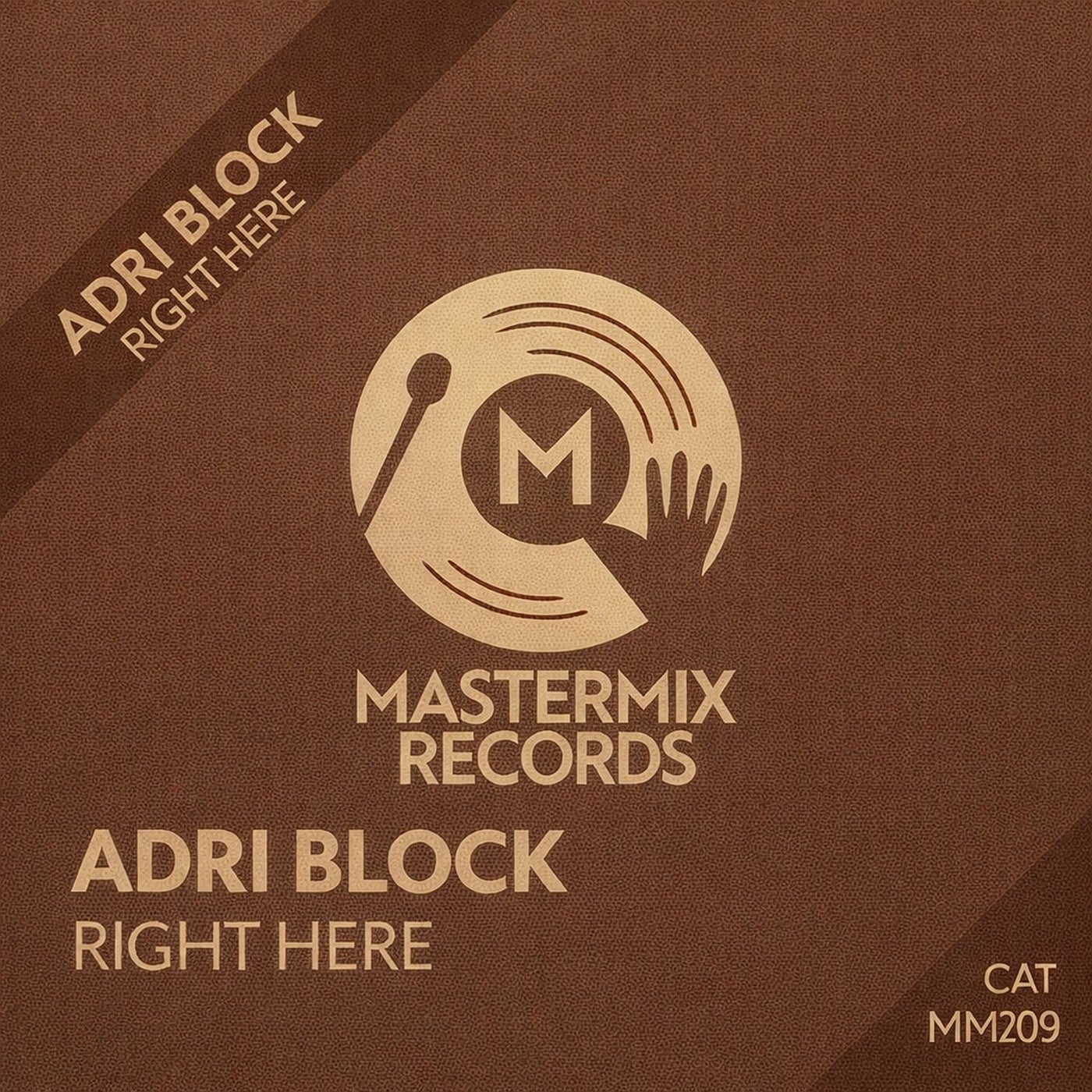 Cover - Adri Block - Right Here (Original Mix) Promo tools