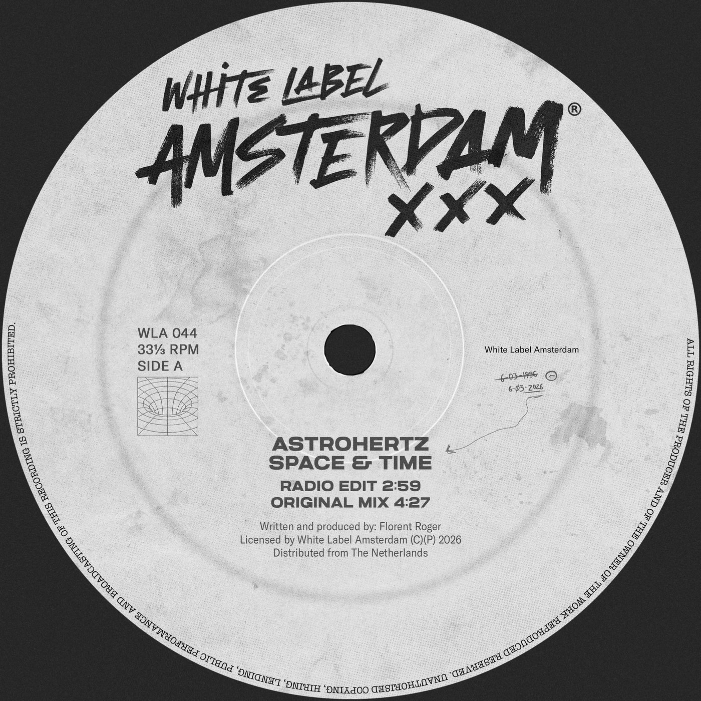 Cover - AstroHertz - Space & Time (Extended Mix) Promo tools