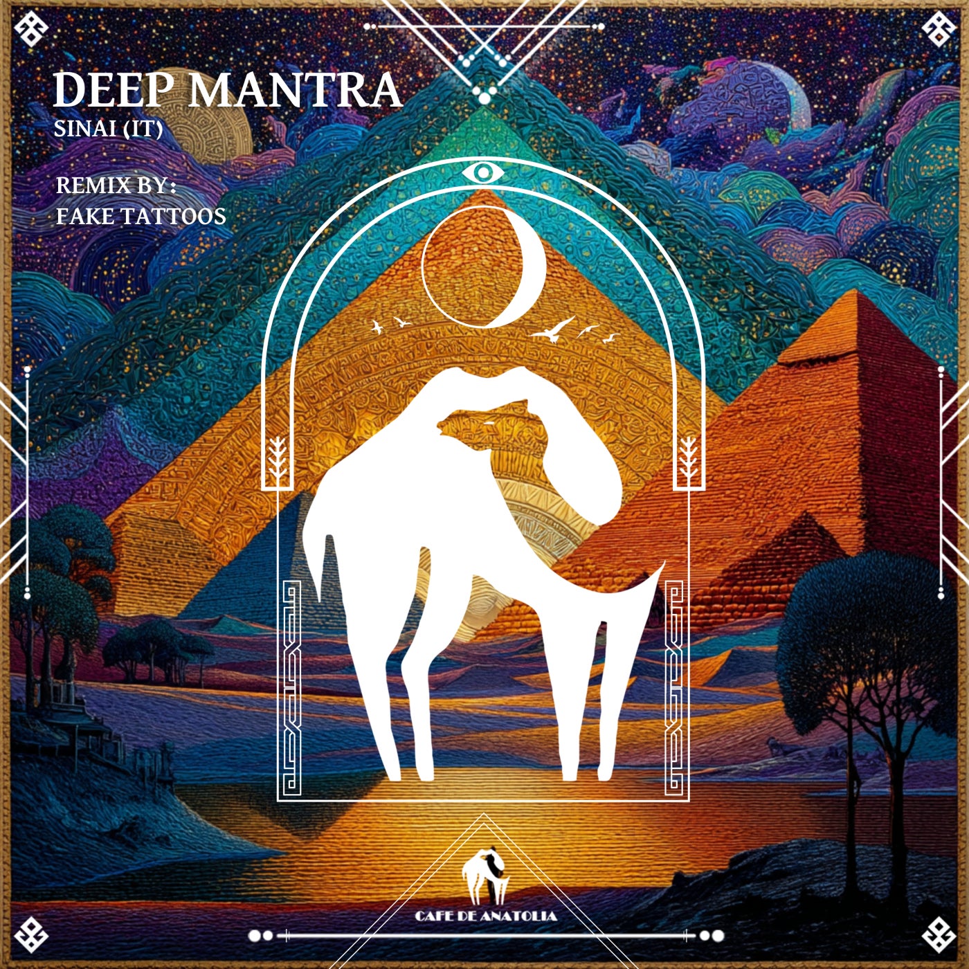 Cover - Cafe De Anatolia, Sinai (IT) - Deep Mantra (Fake Tattoos Remix) Promo tools