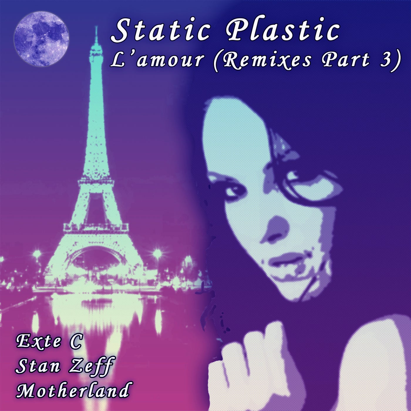 Cover - Static Plastic - L'amour (Exte c remix) Promo tools