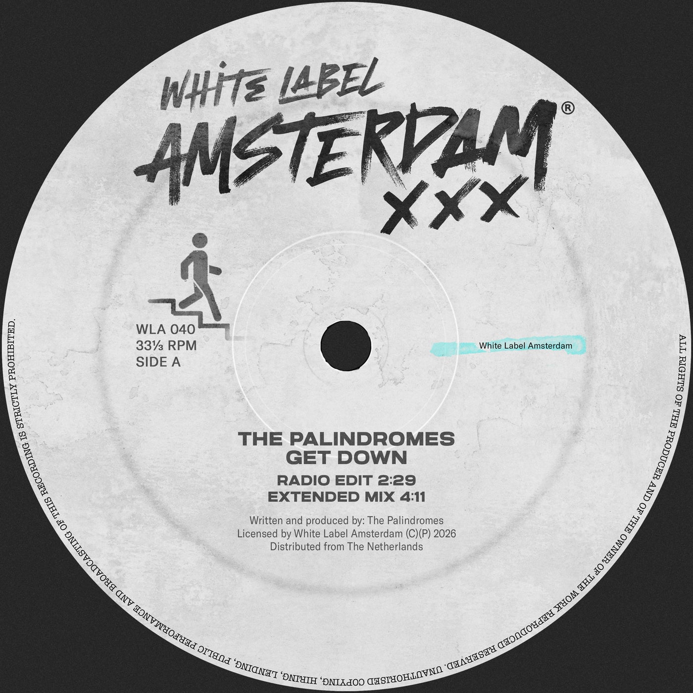 Cover - The Palindromes - Get Down (Extended Mix) Promo tools