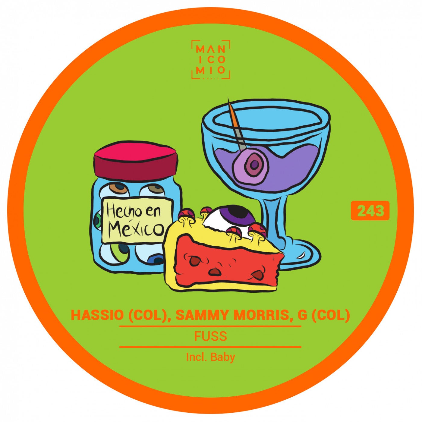 Cover - Sammy Morris, Hassio (COL), G (COL) - Fuss (Original Mix) Promo tools
