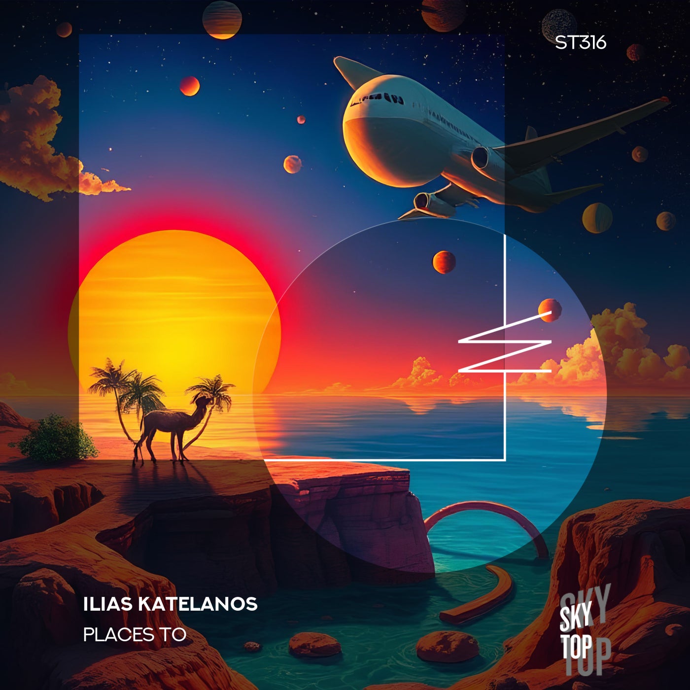 Cover - Ilias Katelanos - Places To (Extended Mix) Promo tools