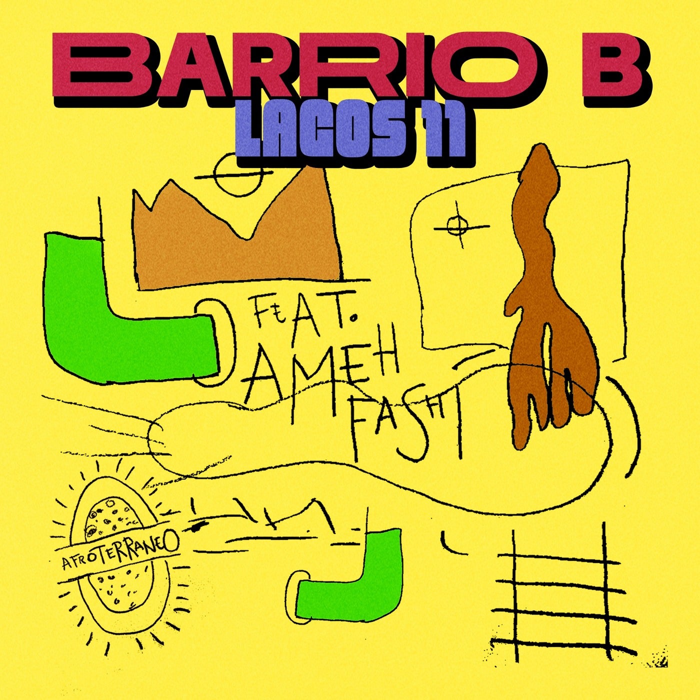 Cover - Ameh Fashi, Barrio B - Lagos 11 (Original Mix) Promo tools