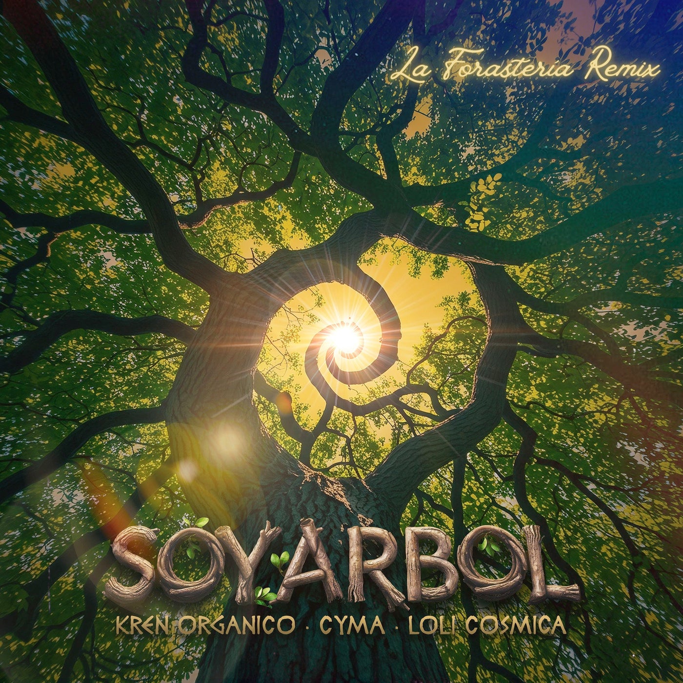 Cover - Cyma, Loli Cosmica, Kren Organico - Soy Arbol (La Forasteria Remix) Promo tools