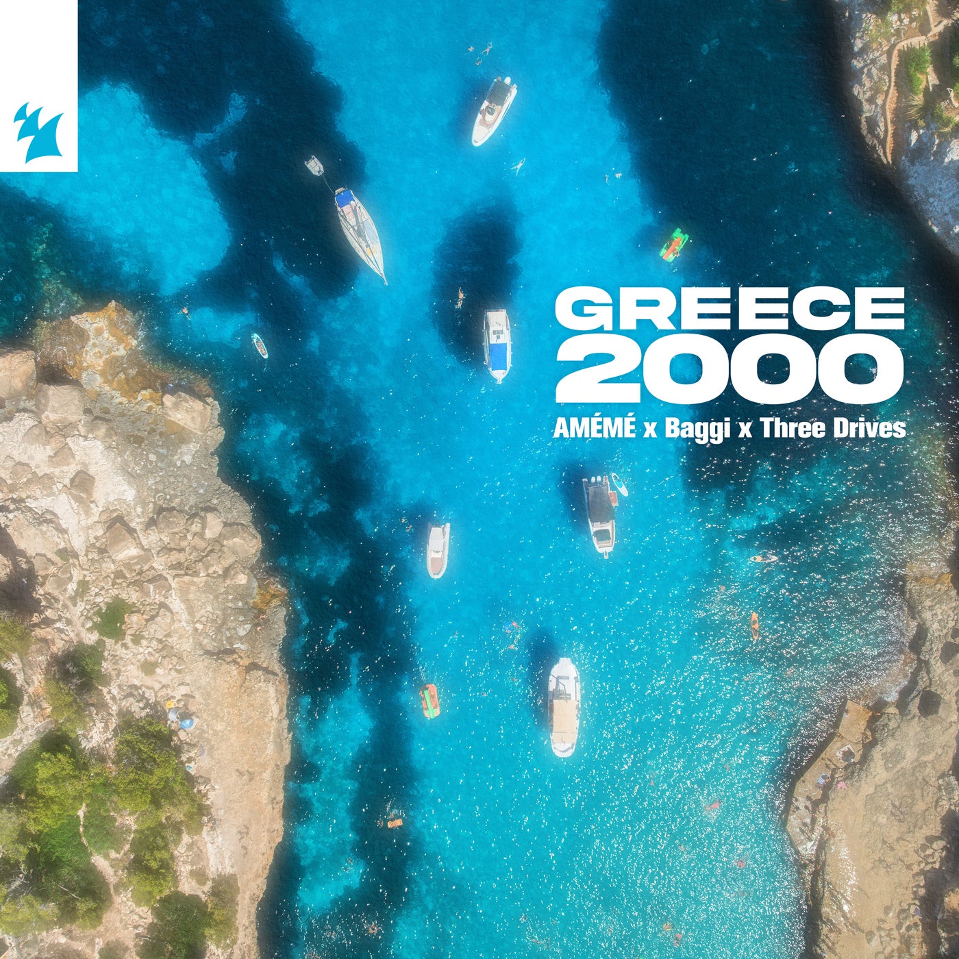 Cover - Three Drives, Three Drives On A Vinyl, Baggi, AMEME - Greece 2000 (Extended Mix) Promo tools