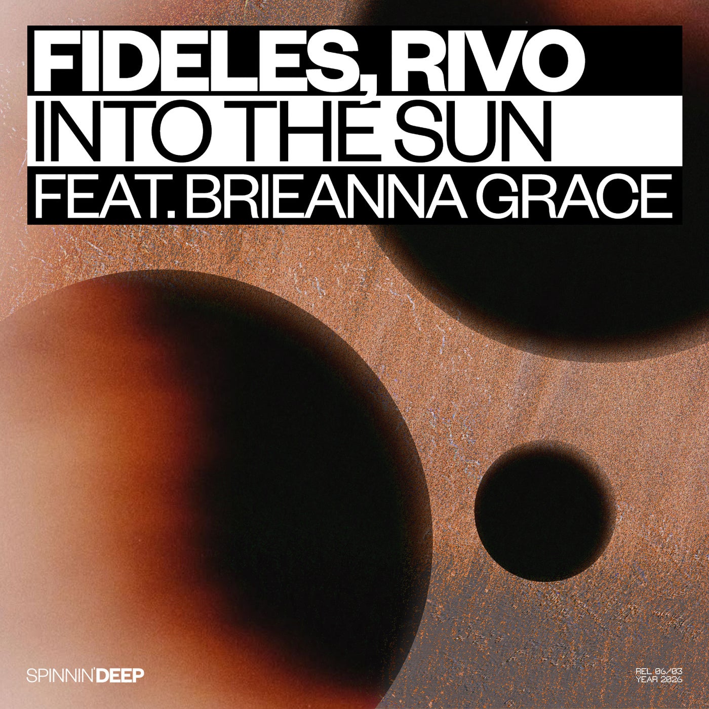Cover - Rivo, Fideles, Brieanna Grace - Into The Sun (feat. Brieanna Grace) Promo tools