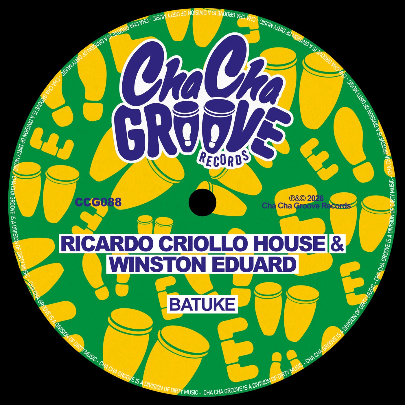 Cover - Ricardo Criollo House, Winston Eduard - Batuke (Extended Mix) Promo tools
