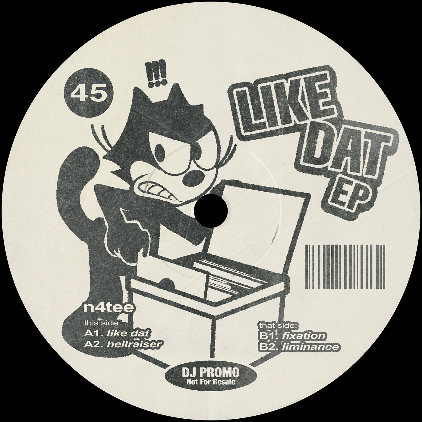 Cover - n4tee - like dat (extended mix) Promo tools