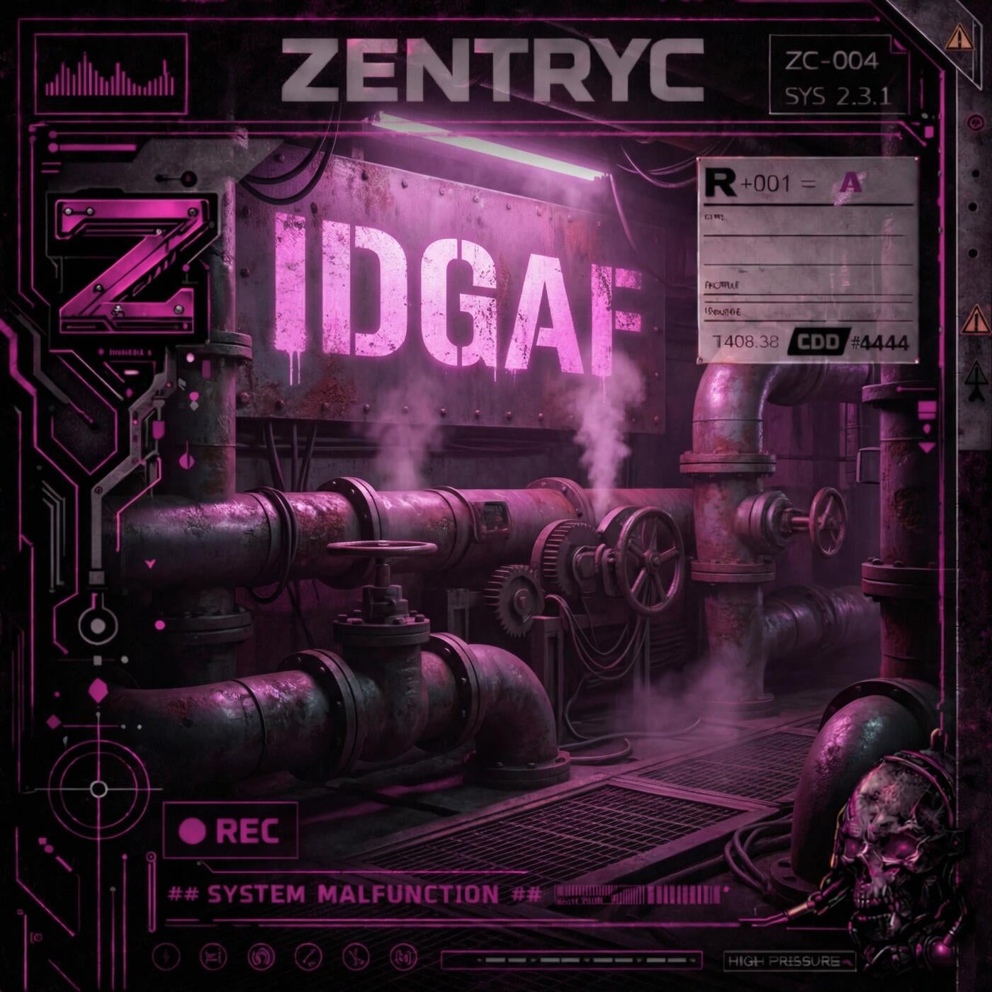 Cover - GEWOONRAVES, Zentryc, JXCN, Zensory - IDGAF (Original Mix) Promo tools