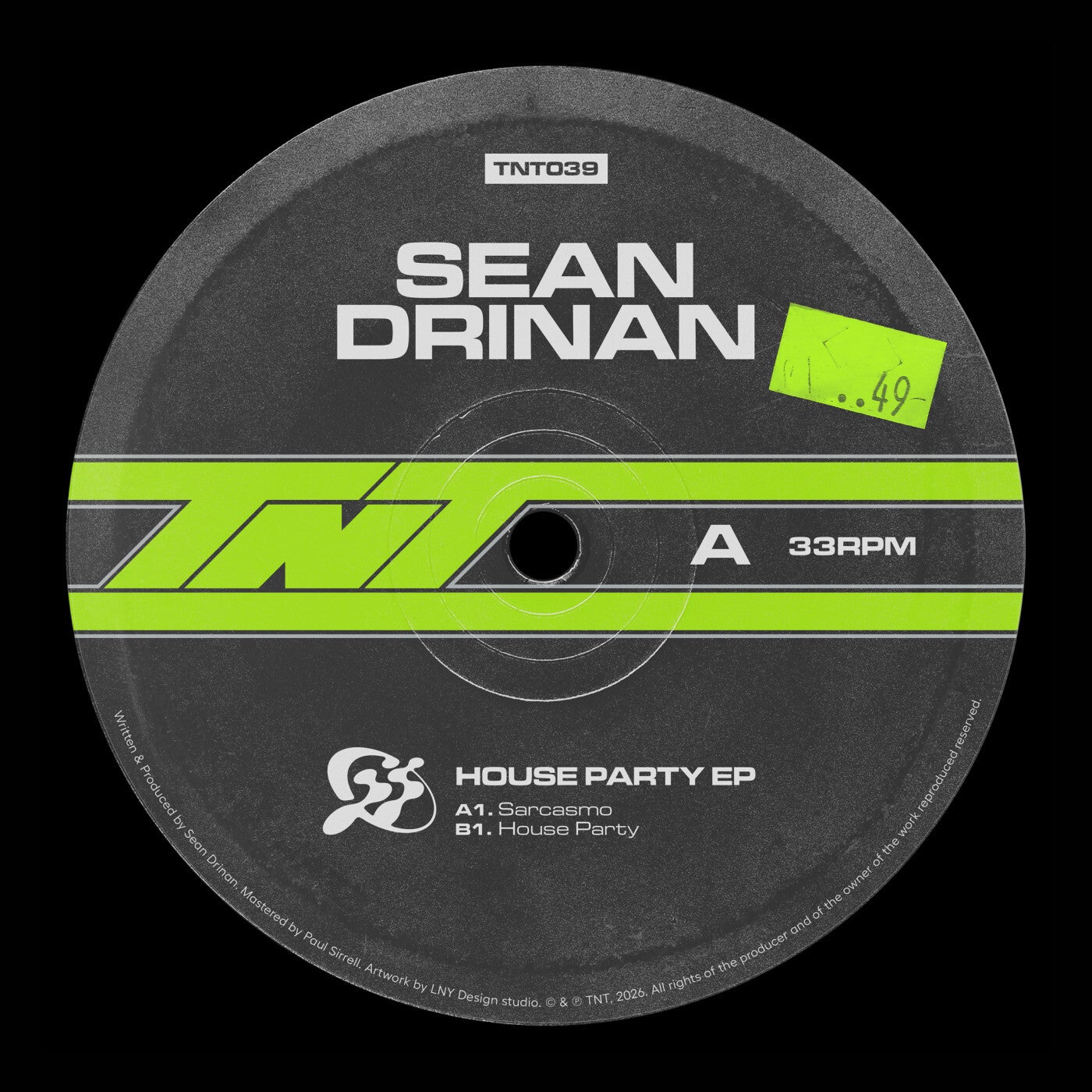 Cover - Sean Drinan - House Party (Original Mix) Promo tools