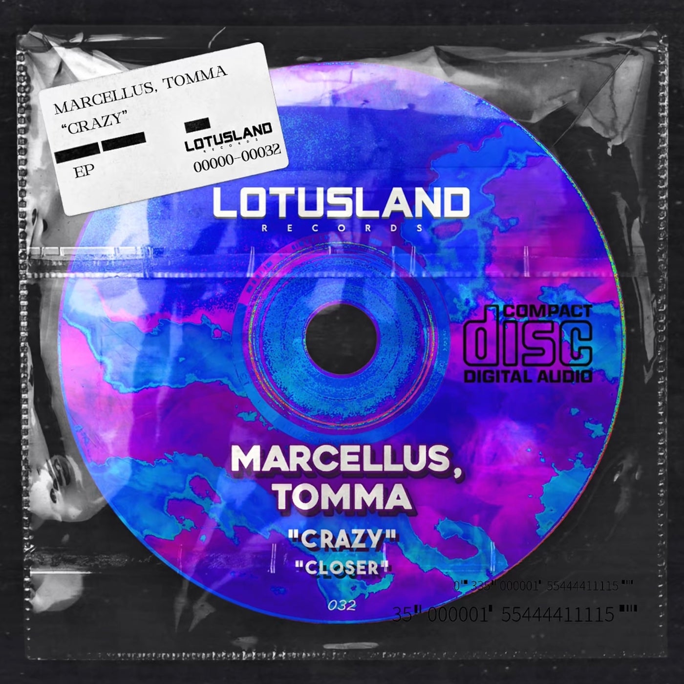 Cover - Marcellus (UK), TOMMA - Crazy (Original Mix) Promo tools