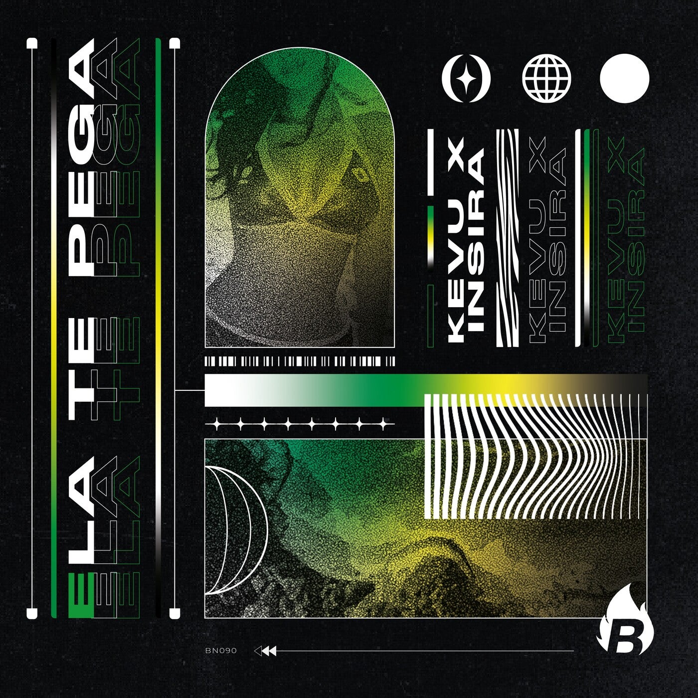Cover - KEVU, Insira - Ela Te Pega (Extended Mix) Promo tools