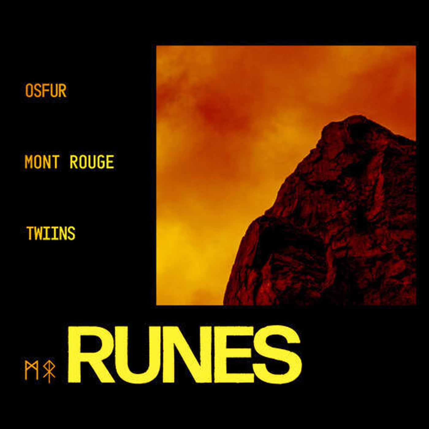 Cover - TWIINS (GR), Osfur, Mont Rouge - Runes (Extended Mix) Promo tools