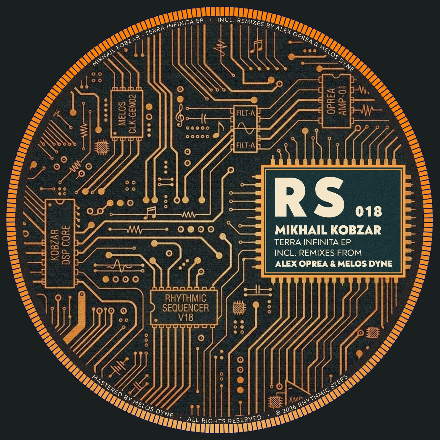 Cover - Mikhail Kobzar - Kustodian is Here (Melos Dyne Remix) Promo tools