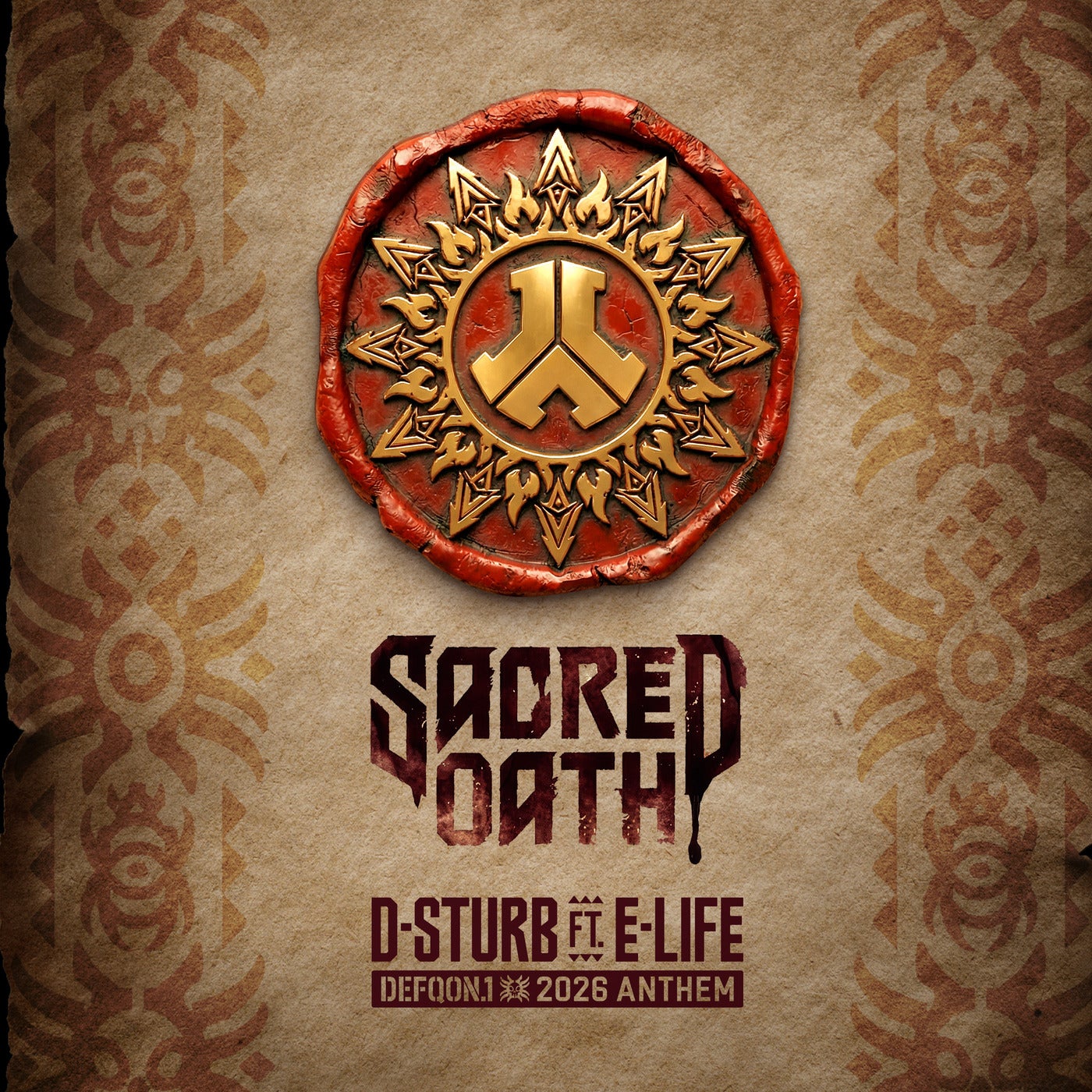 Cover - E-Life, D-Sturb - Sacred Oath (Defqon.1 2026 Anthem) (Extended Mix) Promo tools