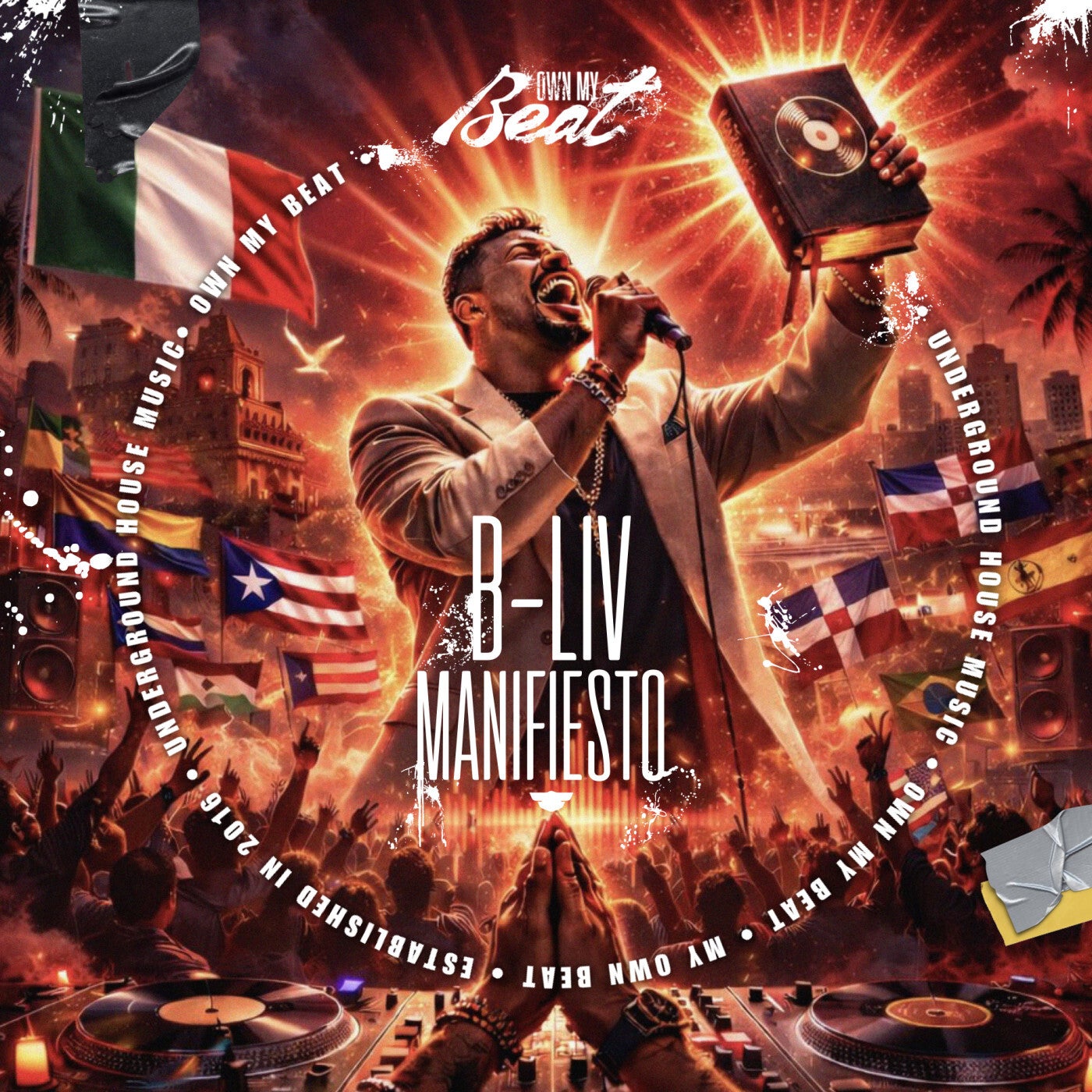 Cover - B-Liv - Manifiesto (Acapella Sermon) Promo tools
